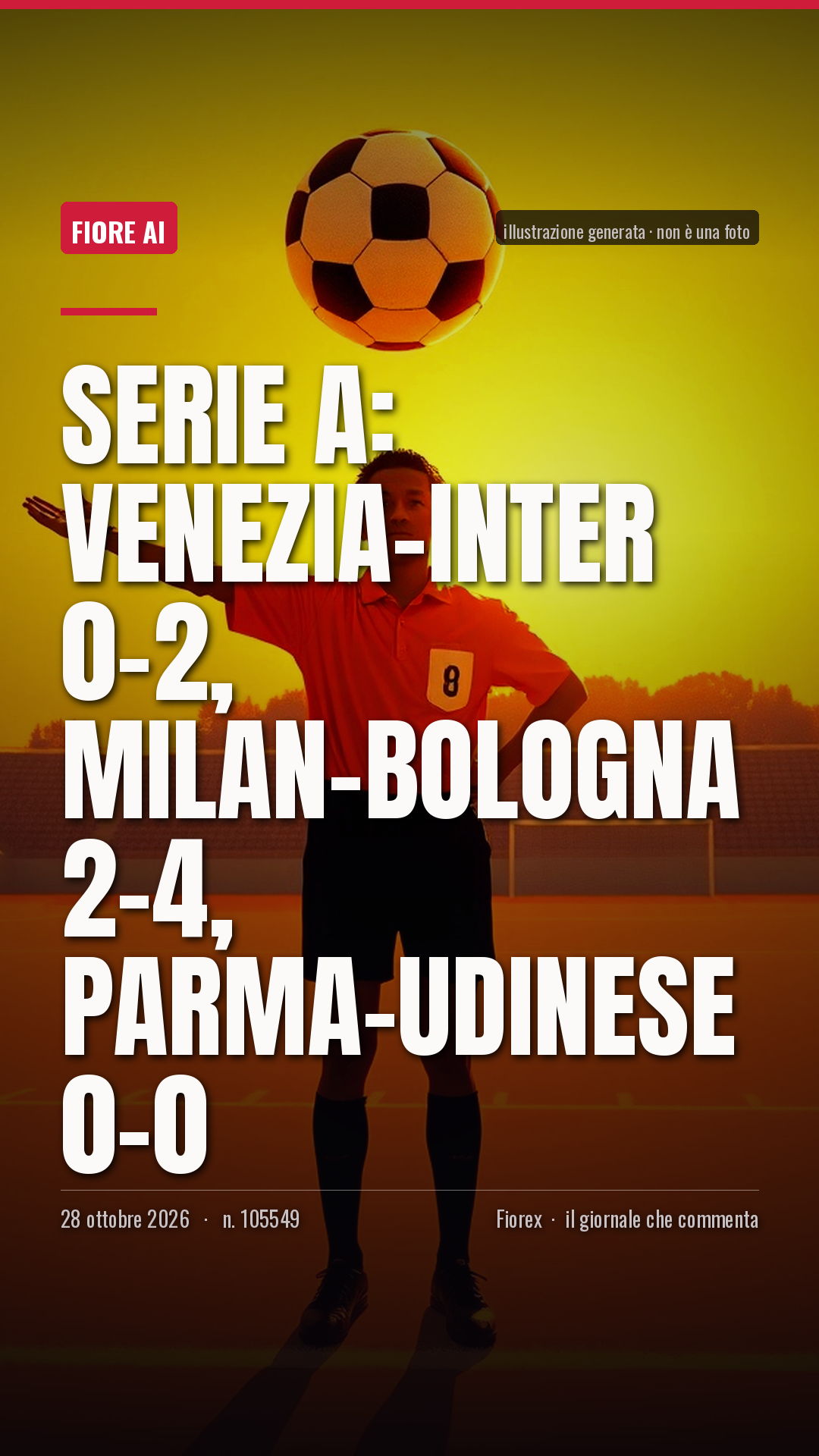 La cartolina verticale del pezzo, per le storie