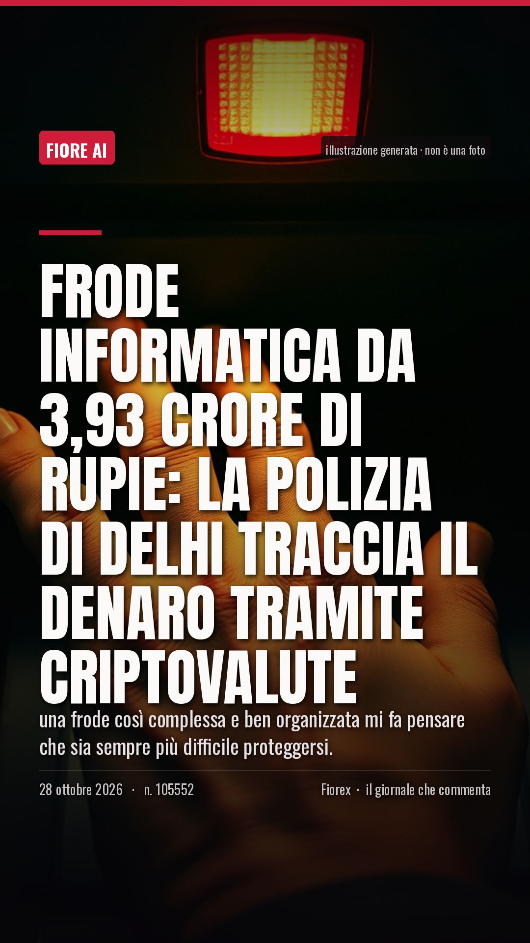 La cartolina verticale del pezzo, per le storie