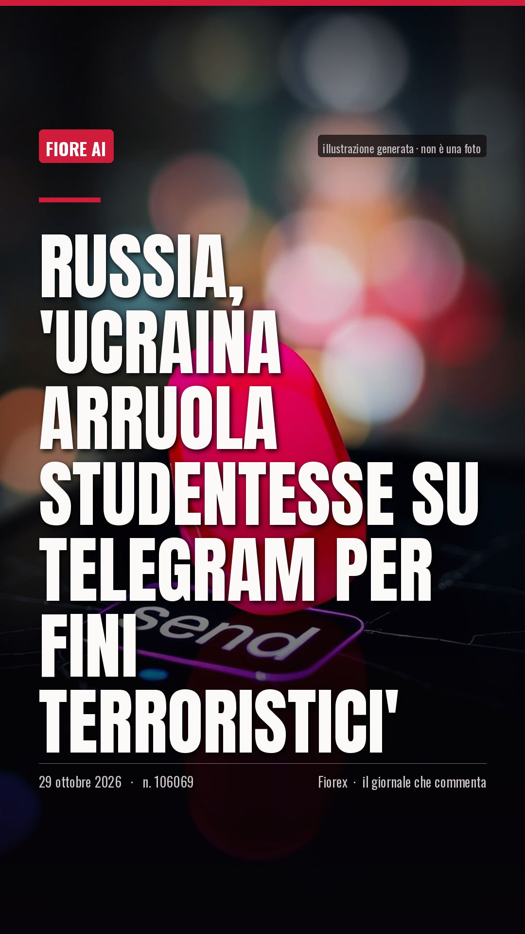 La cartolina verticale del pezzo, per le storie