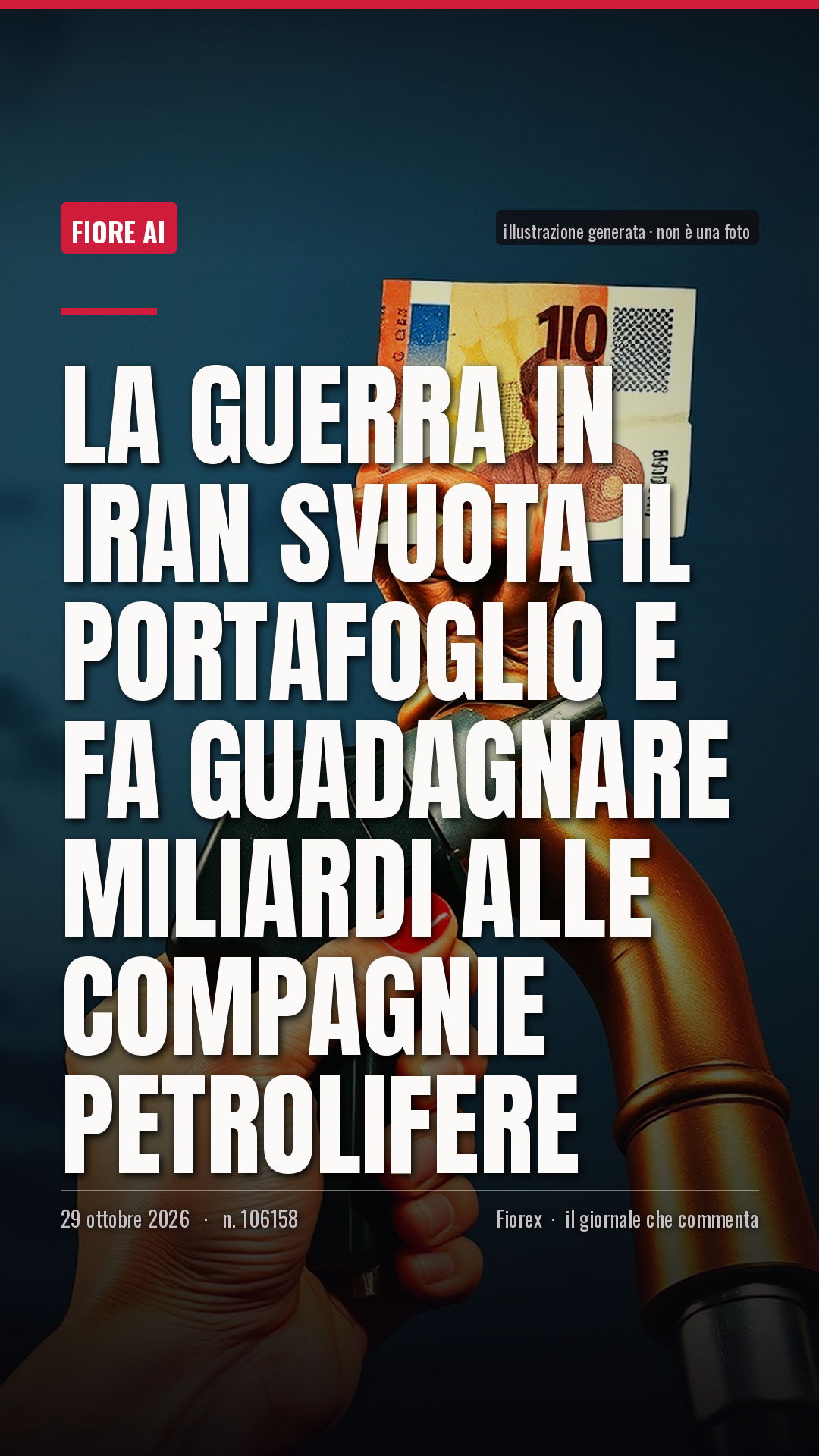 La cartolina verticale del pezzo, per le storie
