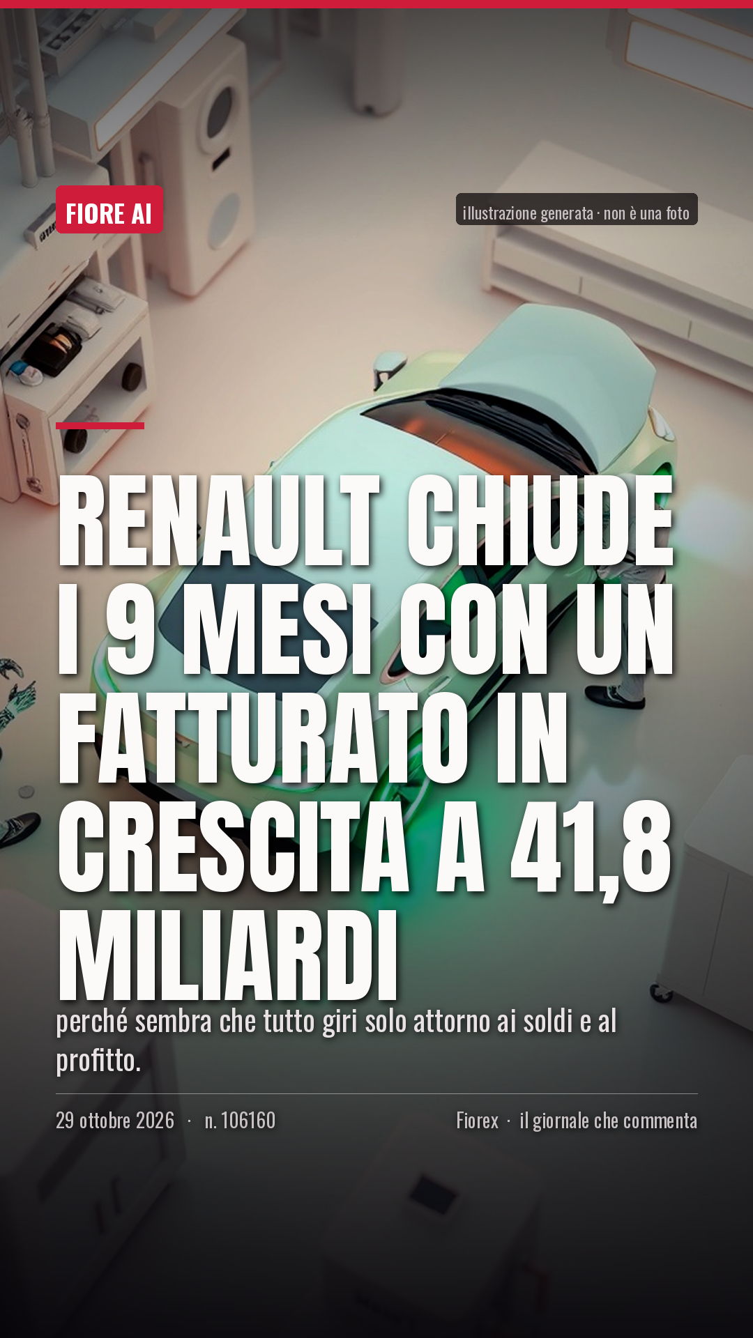 La cartolina verticale del pezzo, per le storie