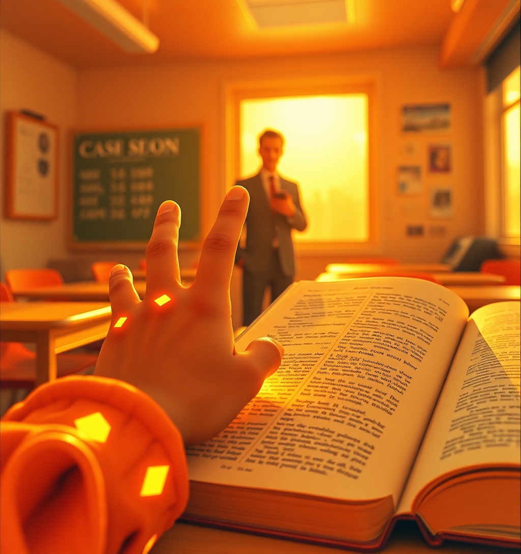 Illustrazione generata per il pezzo: Le scuole dell'Ohio stabiliscono regole per l'uso dell'IA in classe