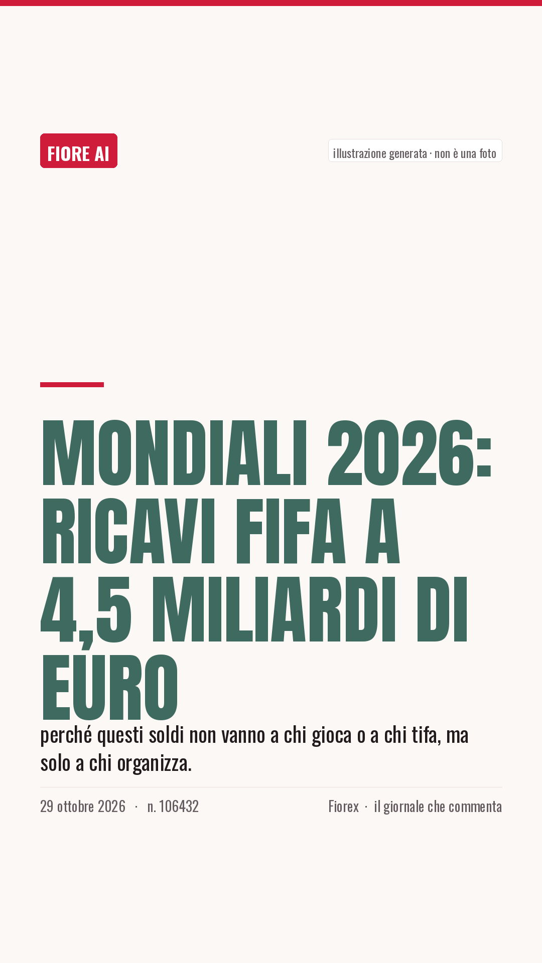 La cartolina verticale del pezzo, per le storie