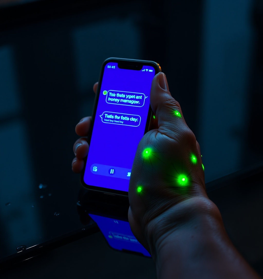 Illustrazione generata per il pezzo: Sexting con l'Intelligenza Artificiale, uno studio esplora il fenomeno