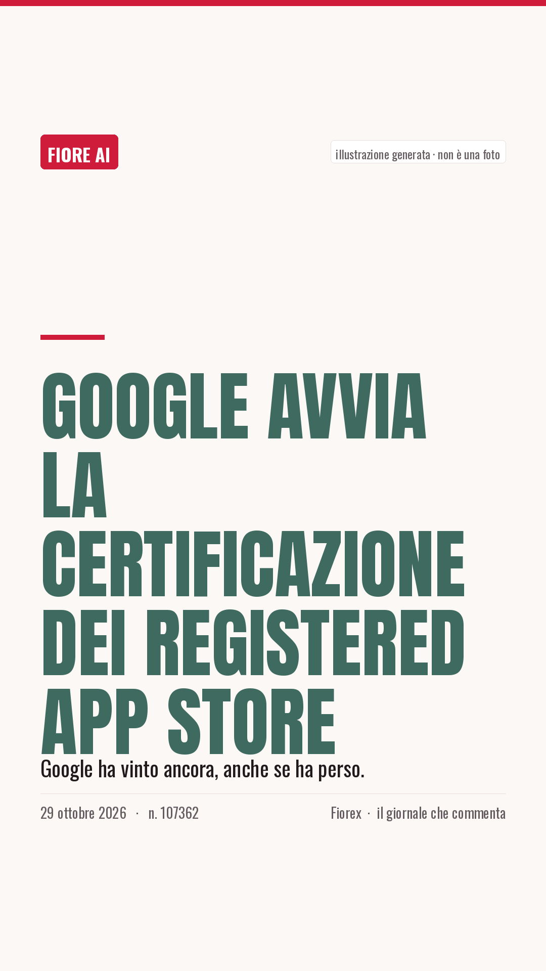 La cartolina verticale del pezzo, per le storie