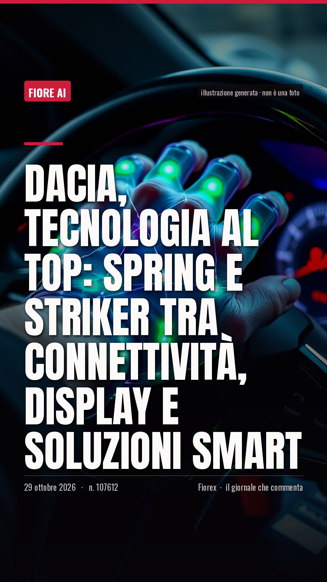 La cartolina verticale del pezzo, per le storie