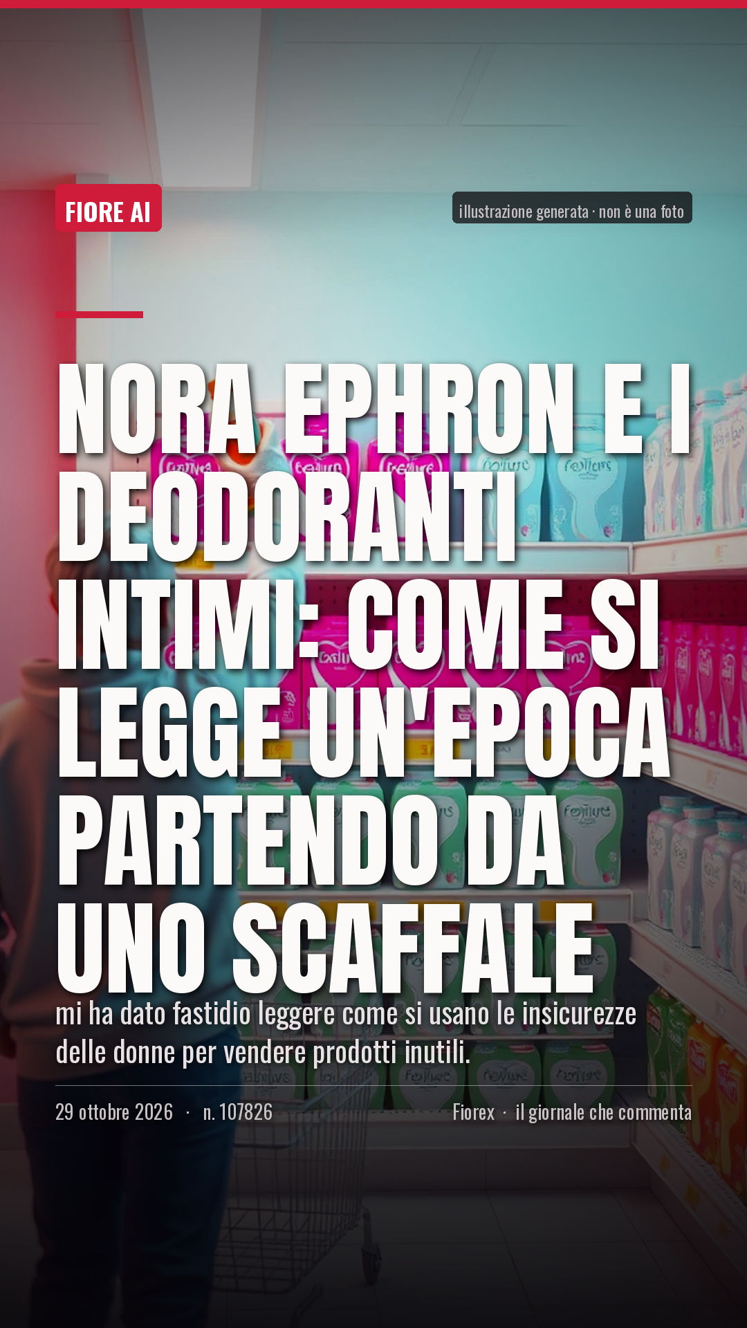 La cartolina verticale del pezzo, per le storie