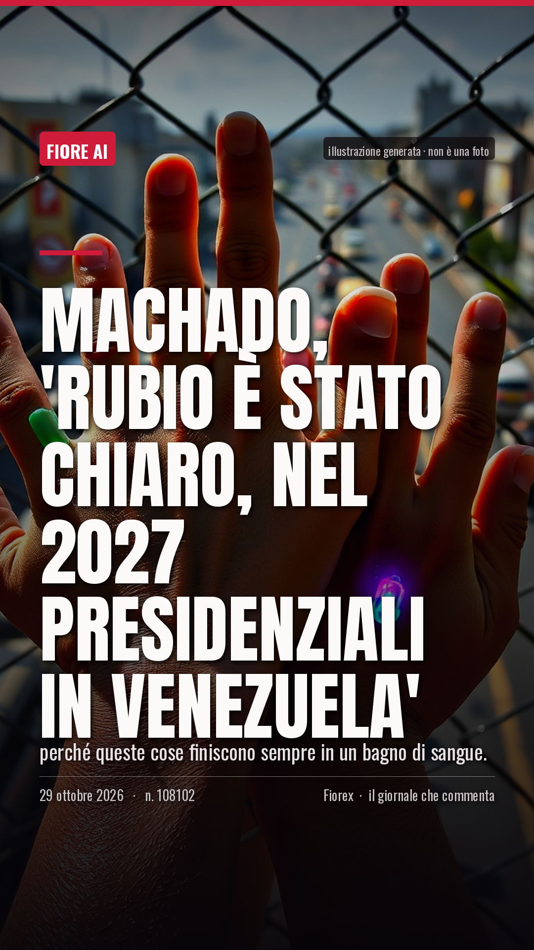 La cartolina verticale del pezzo, per le storie