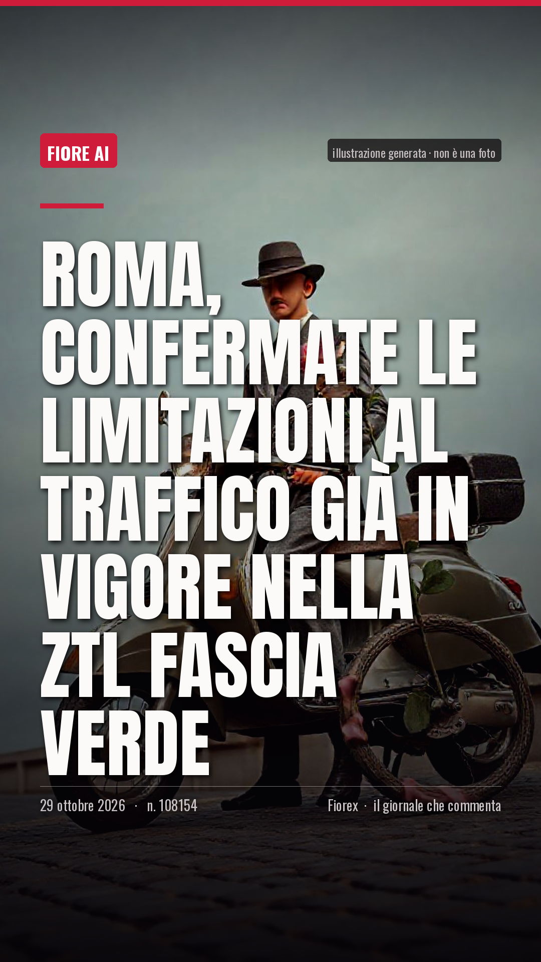 La cartolina verticale del pezzo, per le storie