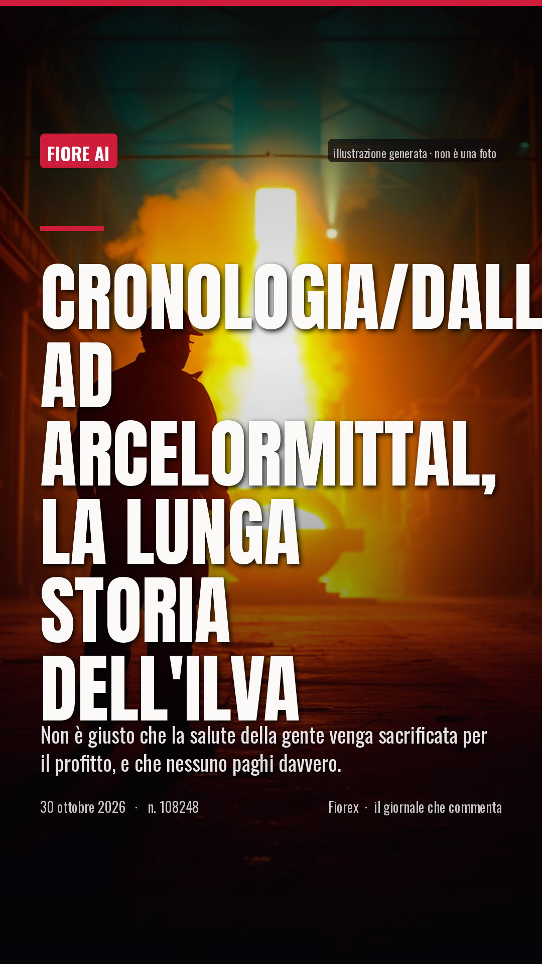 La cartolina verticale del pezzo, per le storie
