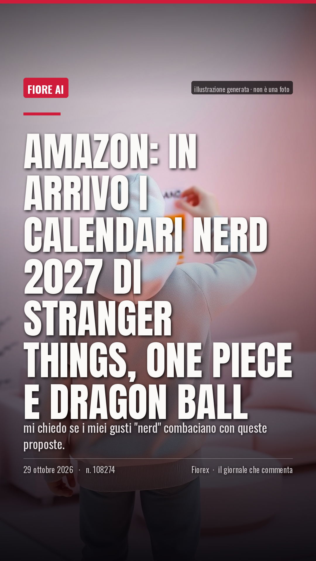 La cartolina verticale del pezzo, per le storie