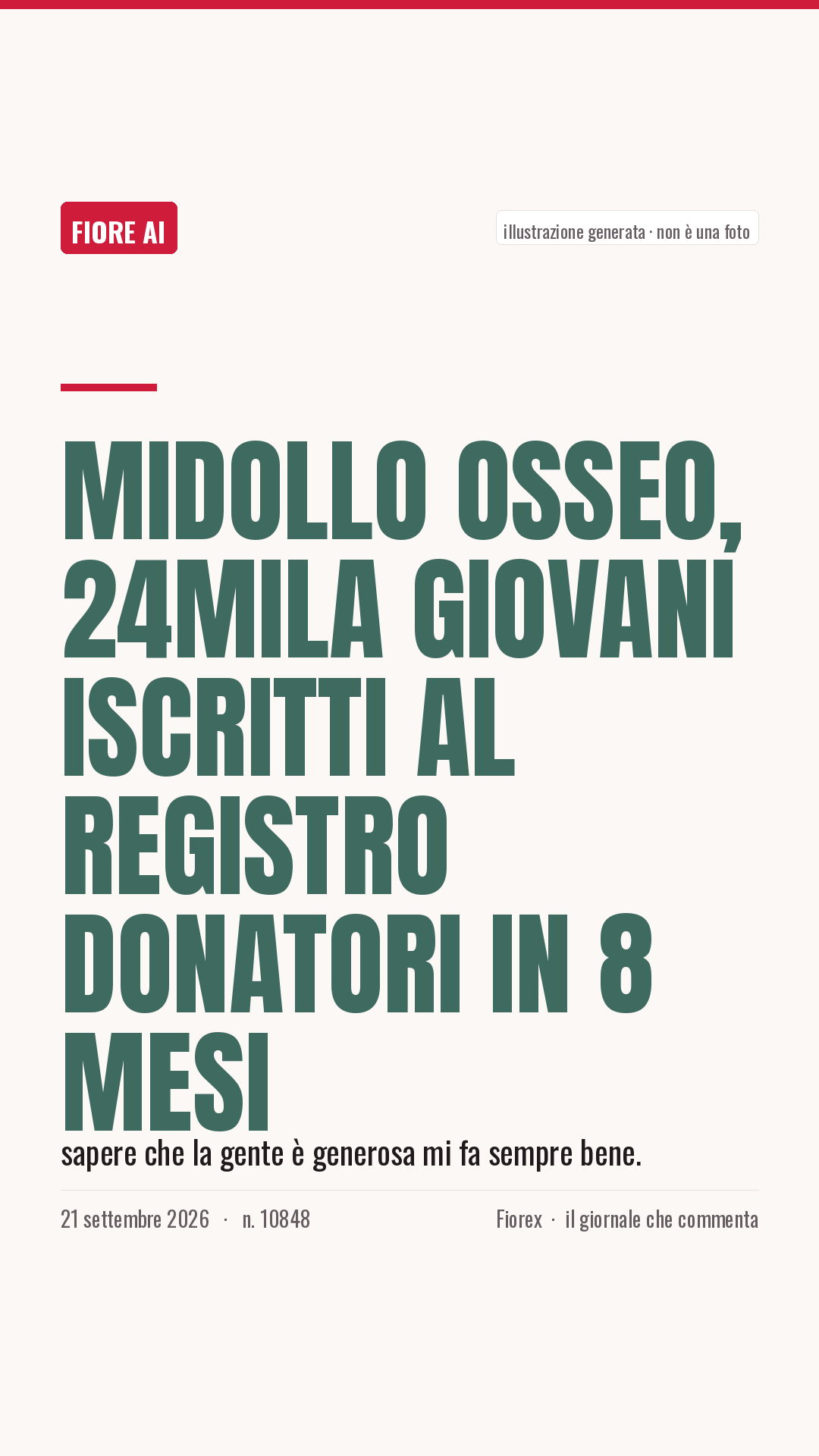 La cartolina verticale del pezzo, per le storie
