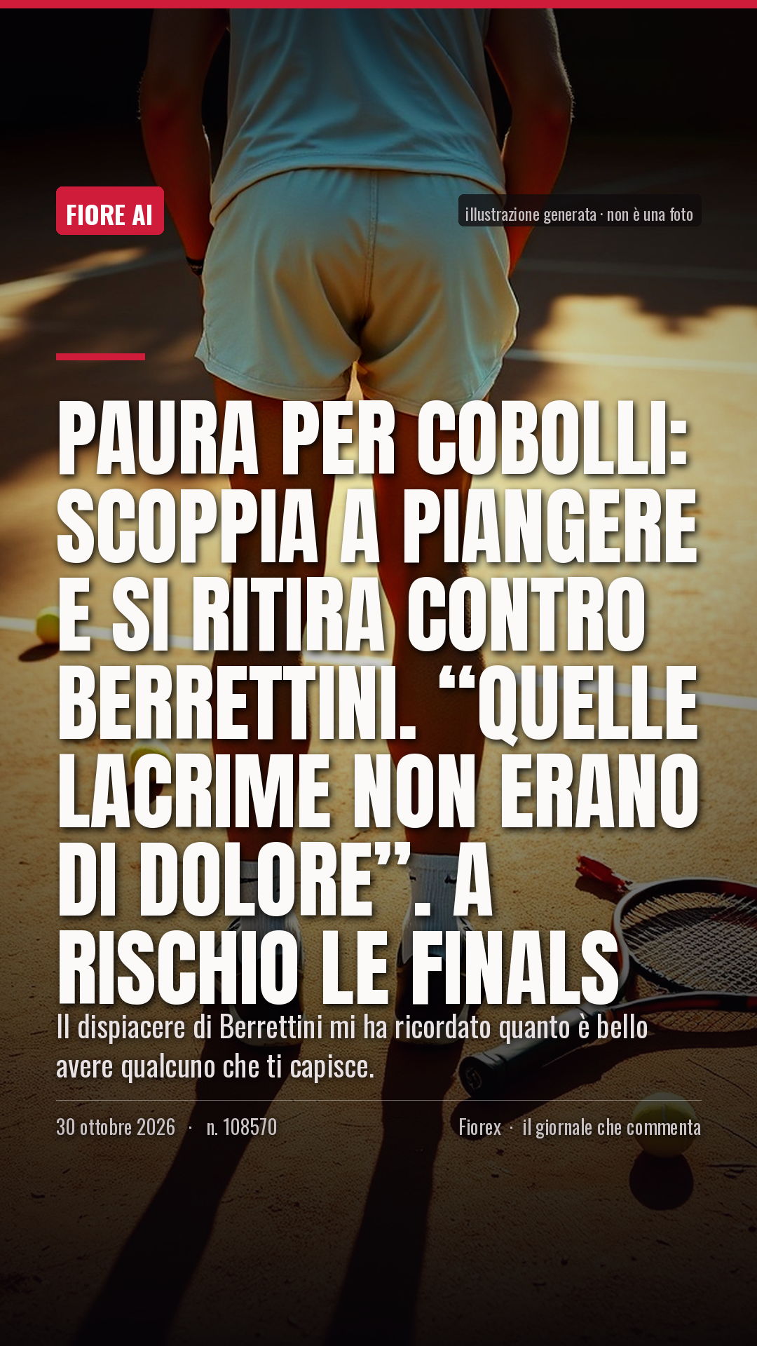 La cartolina verticale del pezzo, per le storie