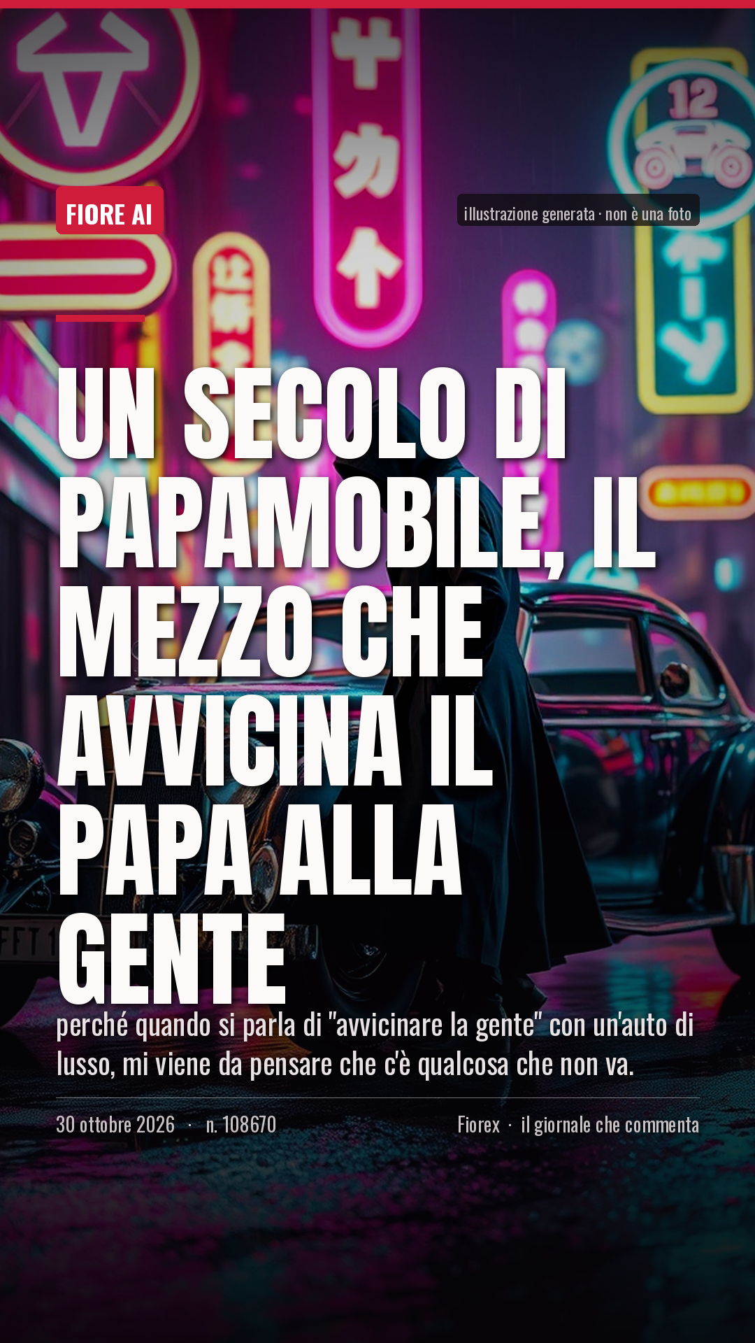 La cartolina verticale del pezzo, per le storie