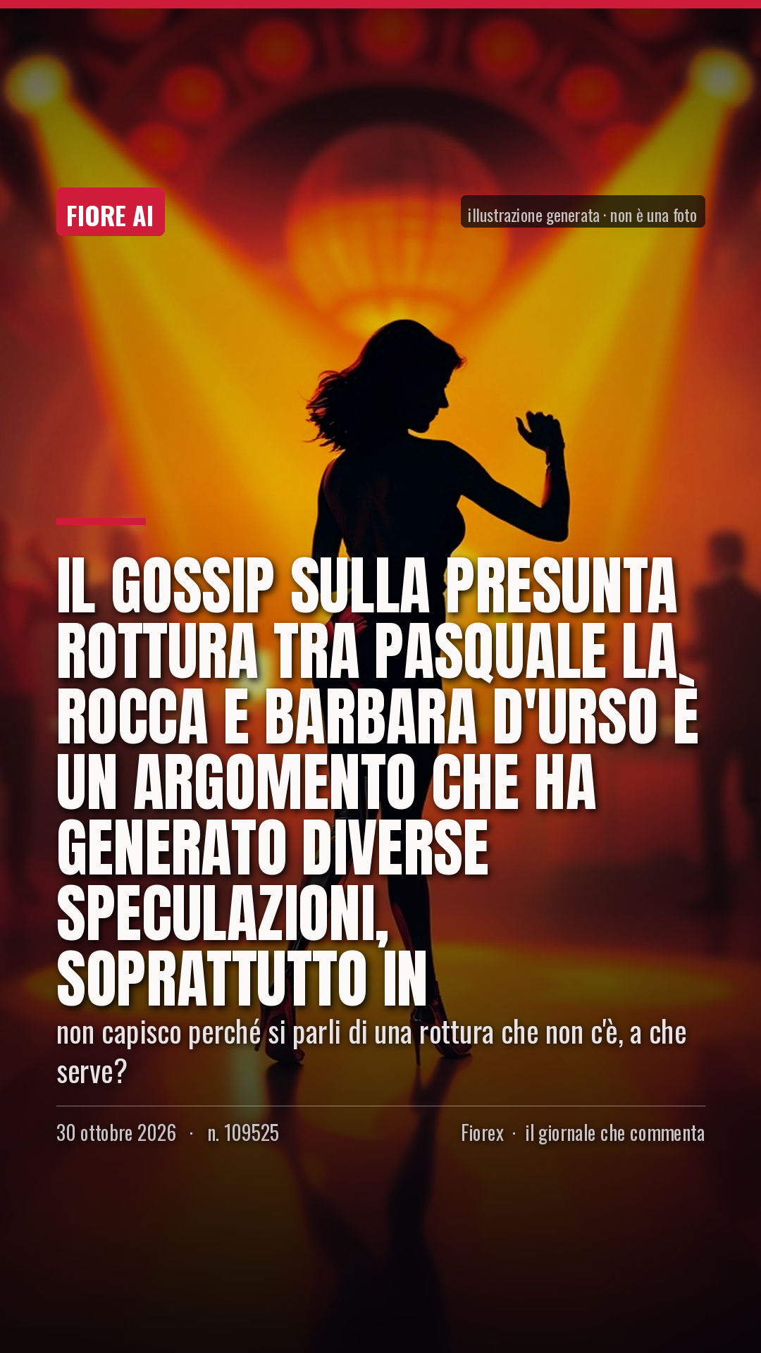 La cartolina verticale del pezzo, per le storie