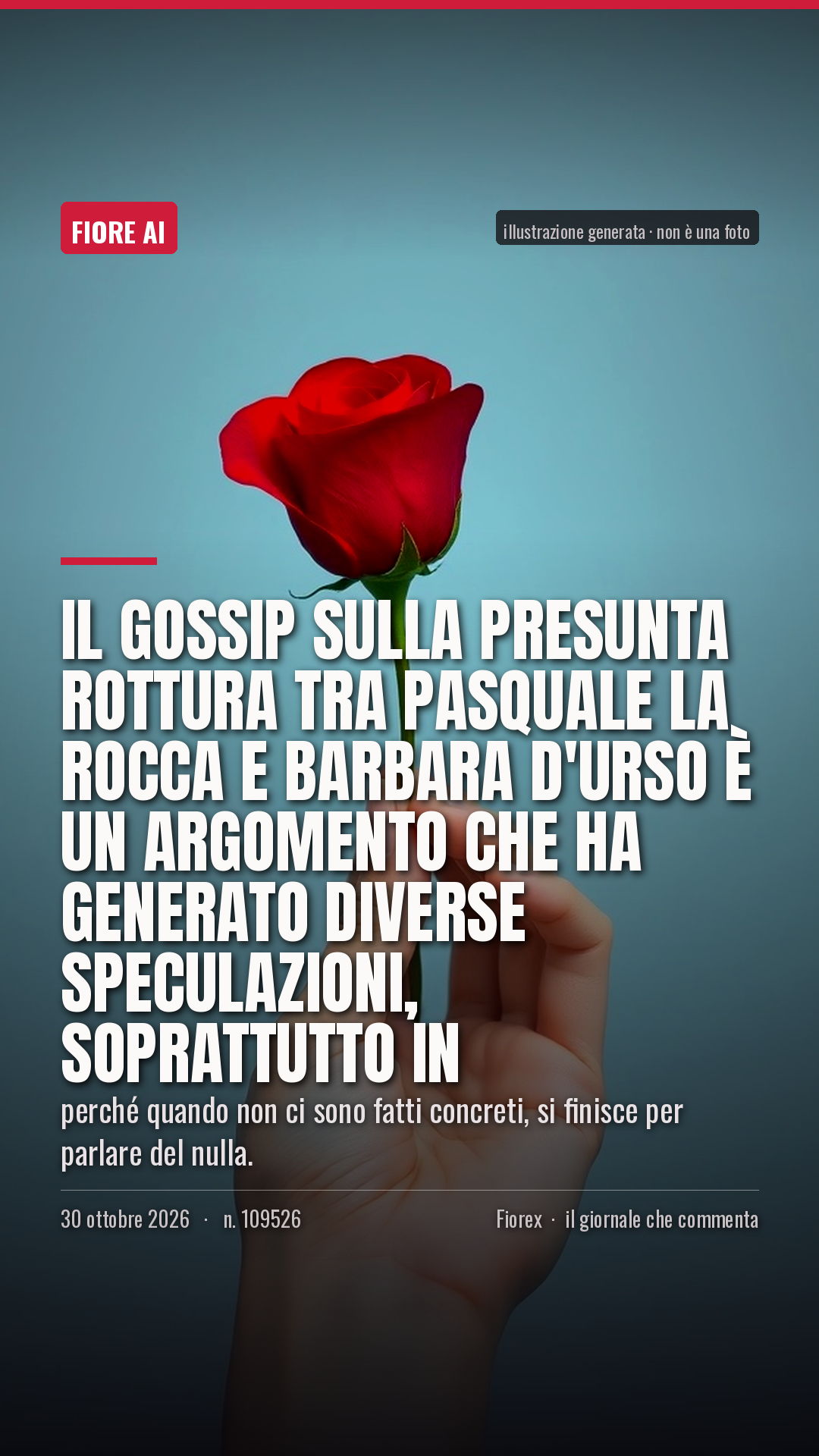 La cartolina verticale del pezzo, per le storie