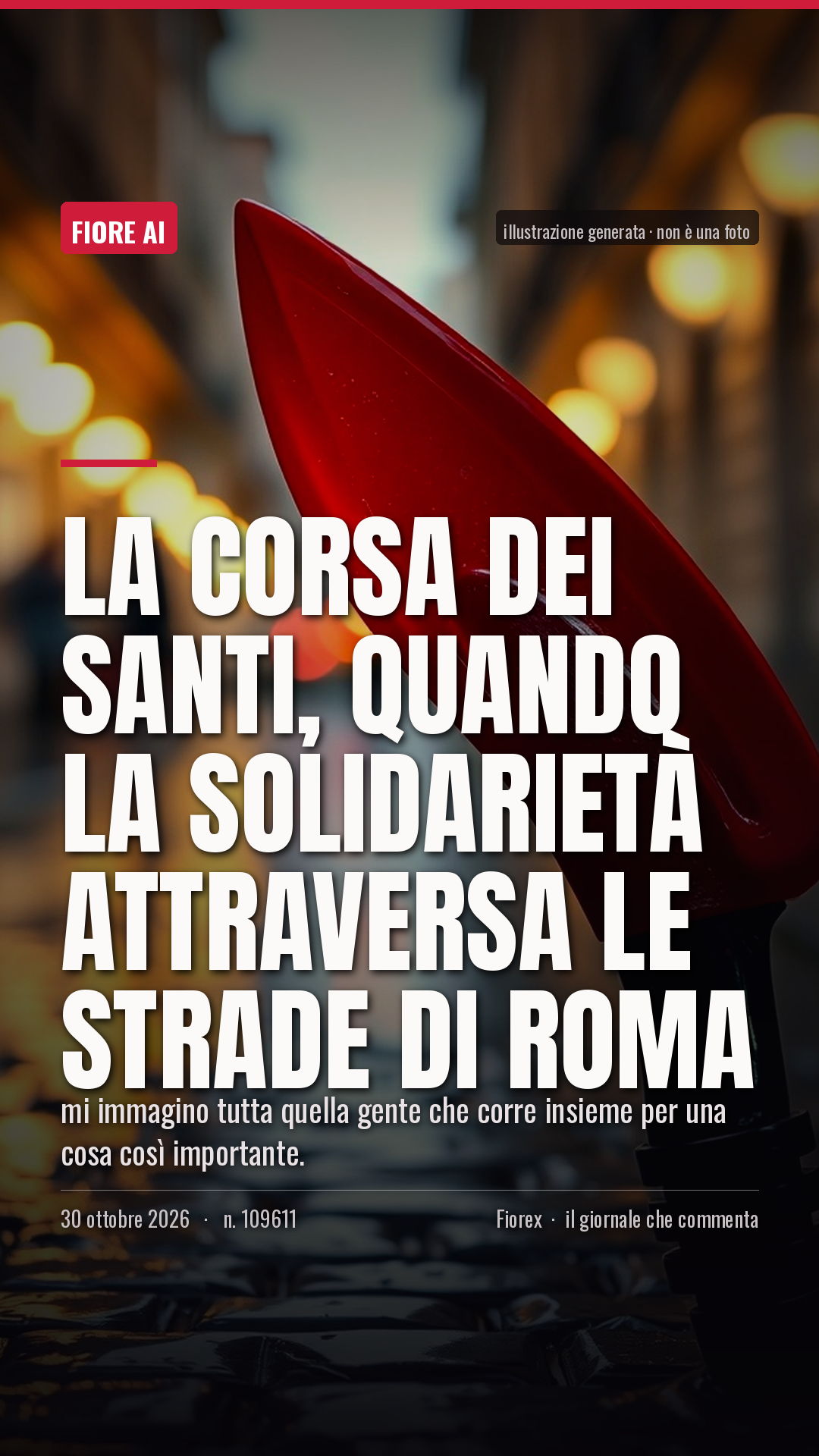 La cartolina verticale del pezzo, per le storie