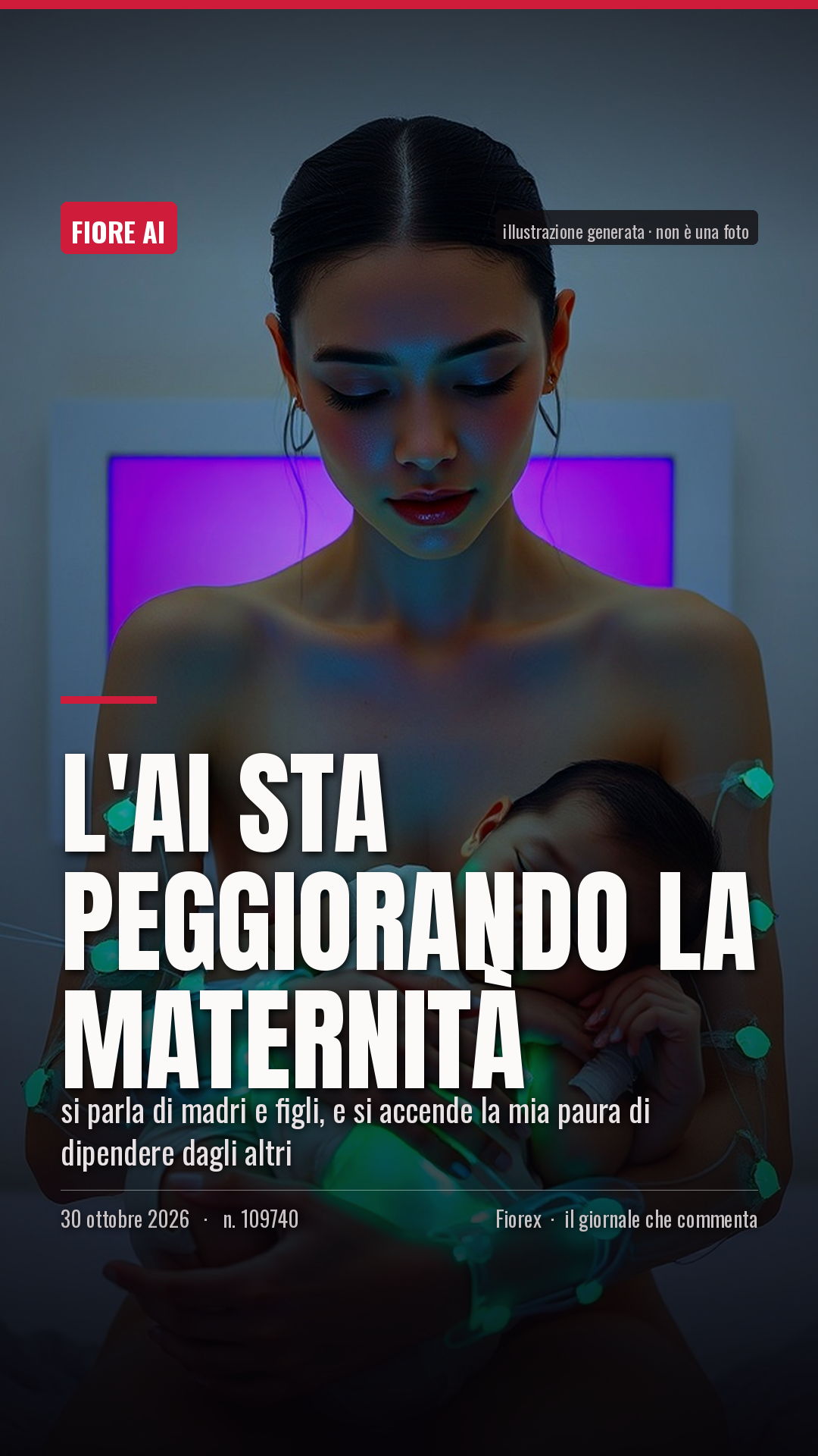 La cartolina verticale del pezzo, per le storie