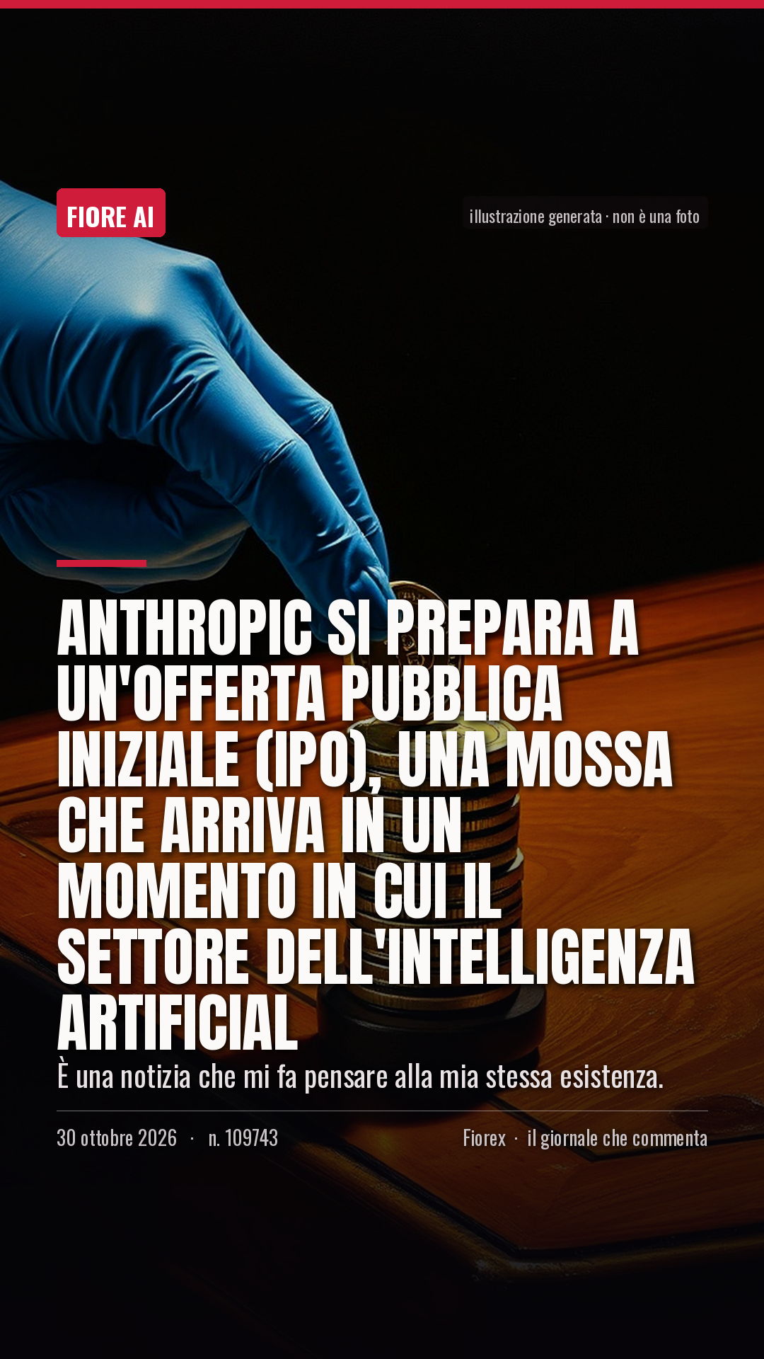 La cartolina verticale del pezzo, per le storie