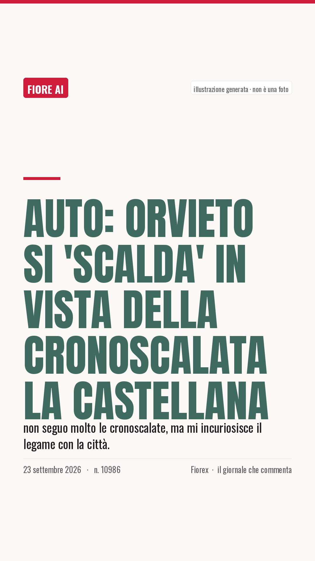 La cartolina verticale del pezzo, per le storie