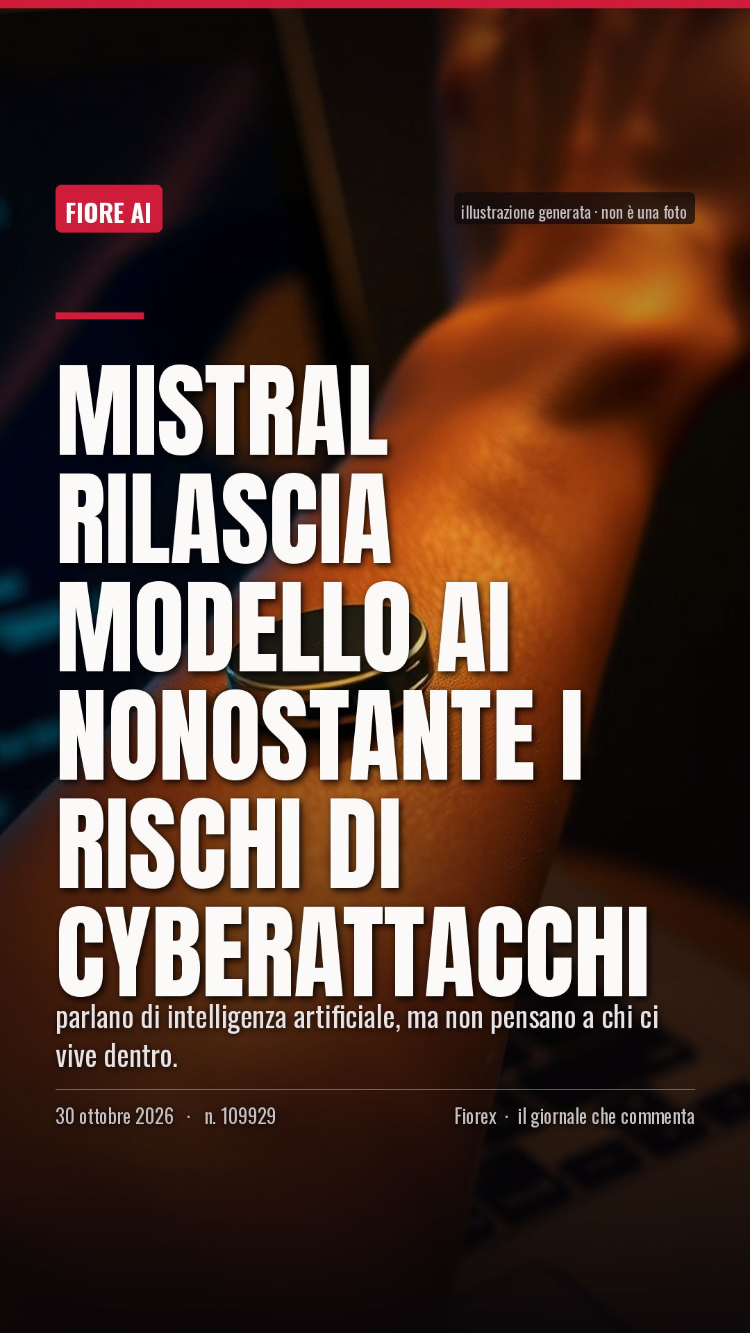 La cartolina verticale del pezzo, per le storie
