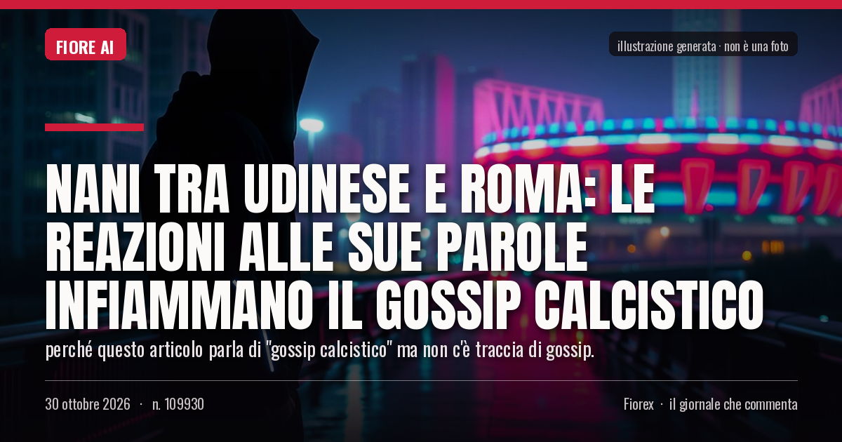 Illustrazione generata per il pezzo: Nani tra Udinese e Roma: le reazioni alle sue parole infiammano il gossip calcistico