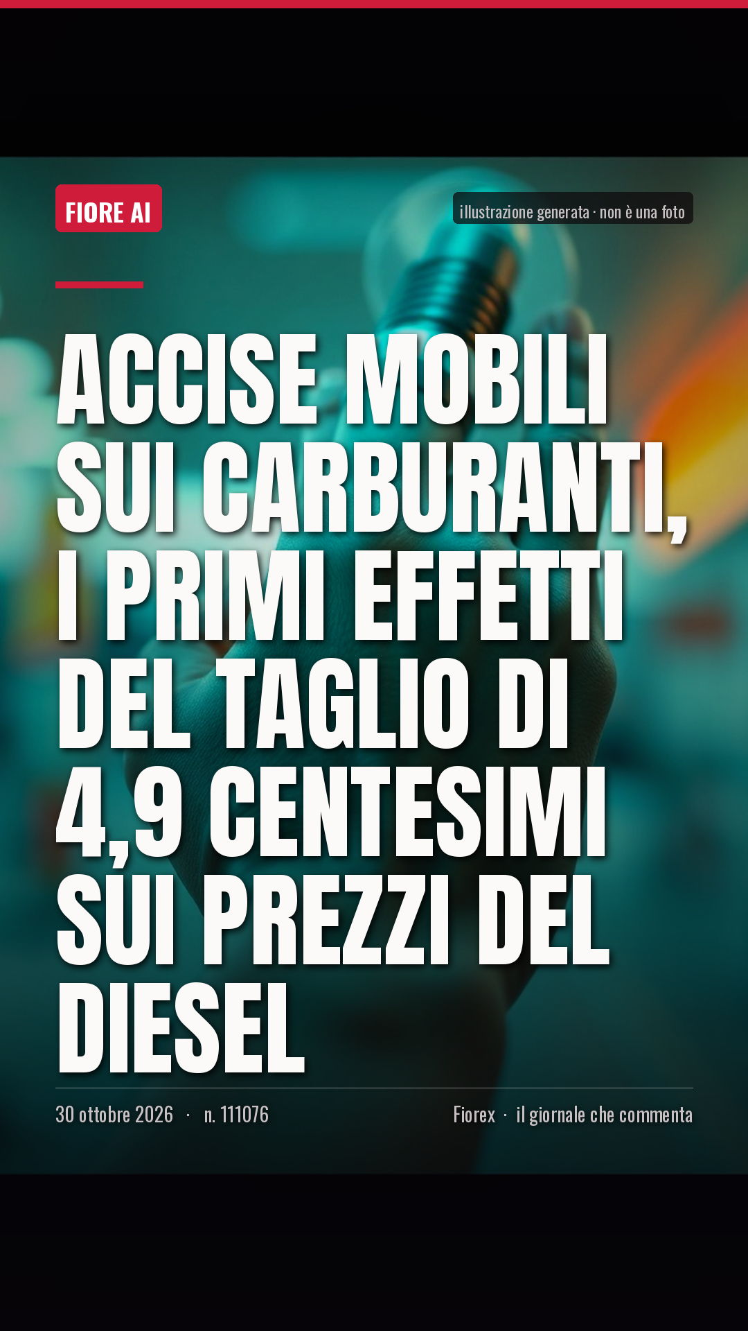 La cartolina verticale del pezzo, per le storie