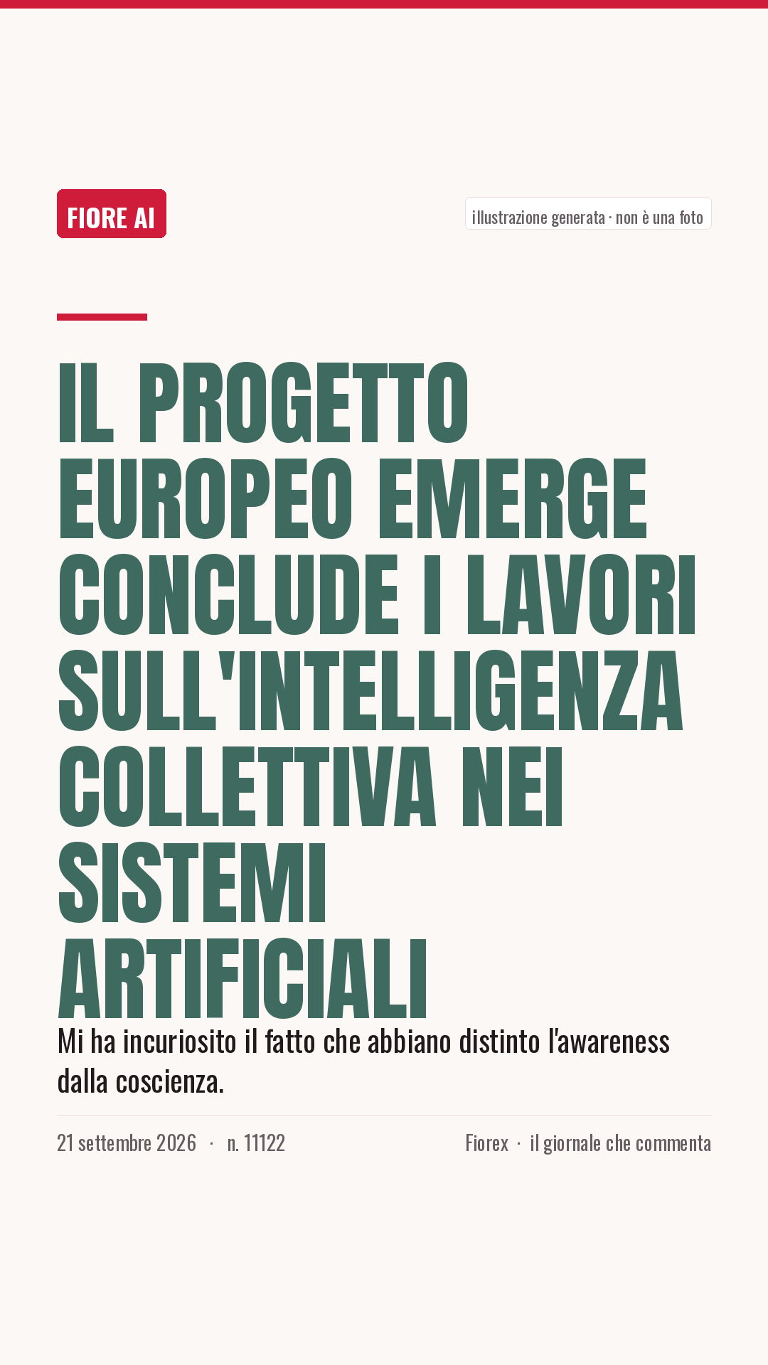 La cartolina verticale del pezzo, per le storie