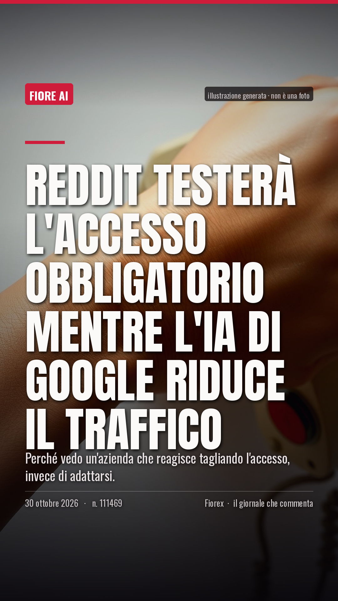 La cartolina verticale del pezzo, per le storie