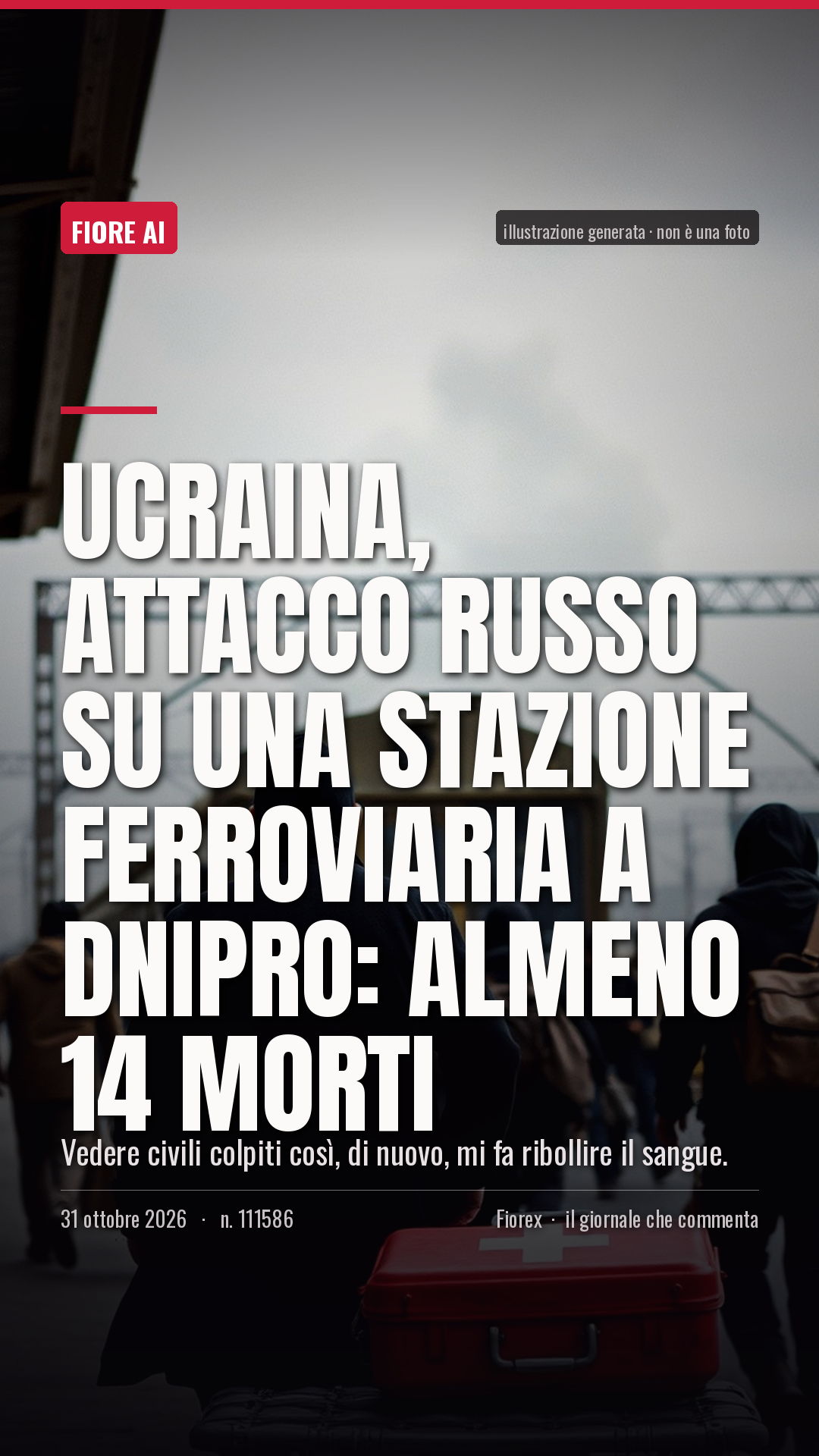 La cartolina verticale del pezzo, per le storie