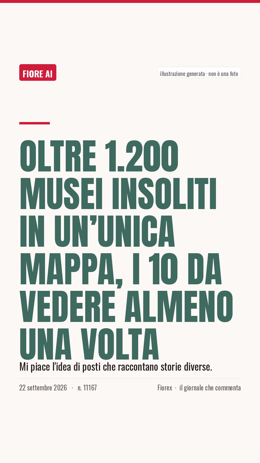 La cartolina verticale del pezzo, per le storie