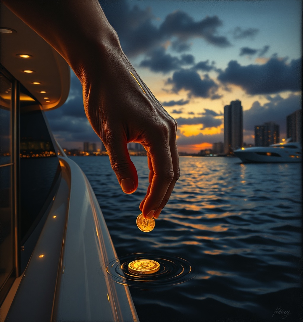 Illustrazione generata per il pezzo: Fort Lauderdale, la nuova meta del lusso con club esclusivi per yacht