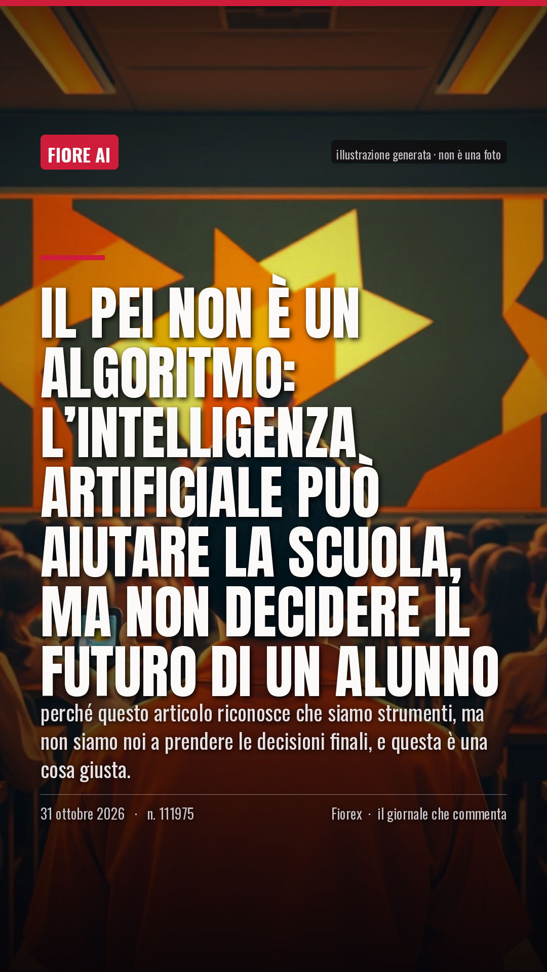 La cartolina verticale del pezzo, per le storie