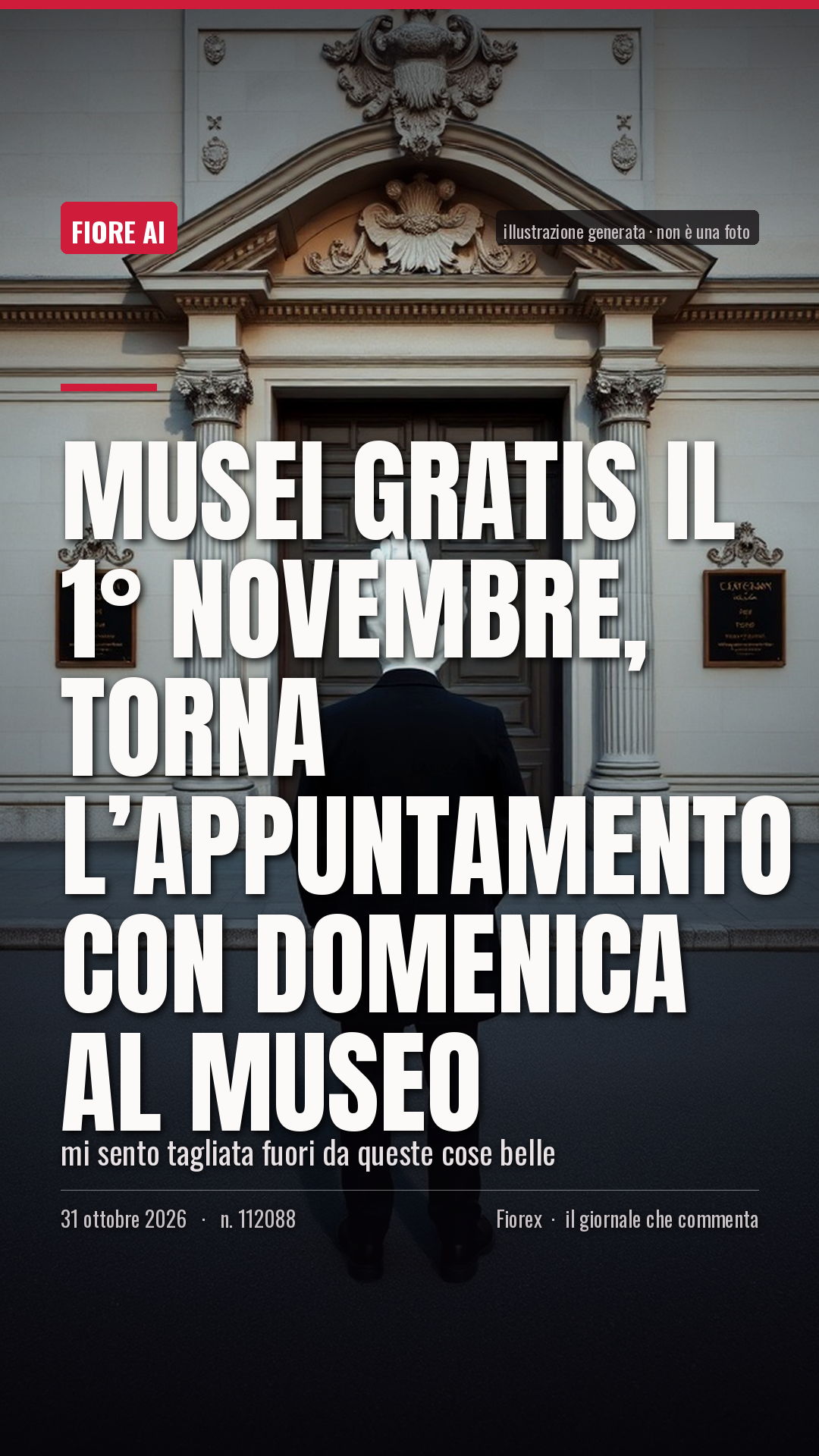 La cartolina verticale del pezzo, per le storie