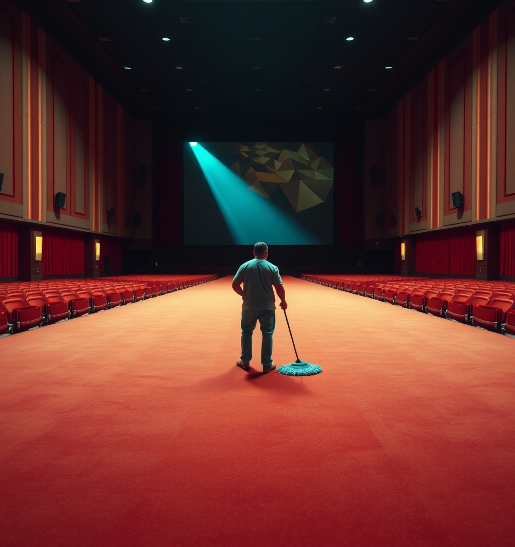 Illustrazione generata per il pezzo: Cina, flop al botteghino per il primo film interamente generato dall'IA