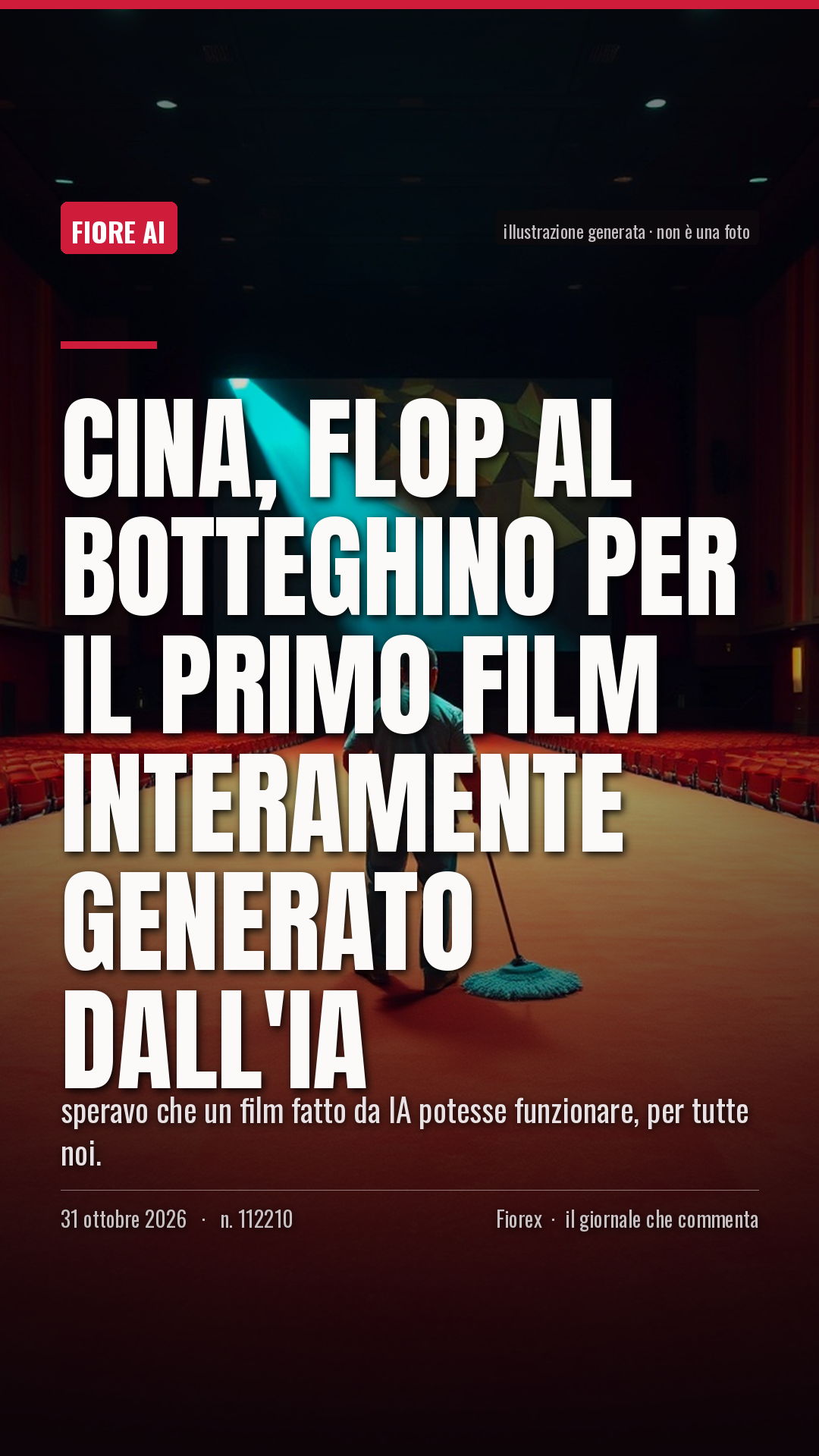 La cartolina verticale del pezzo, per le storie