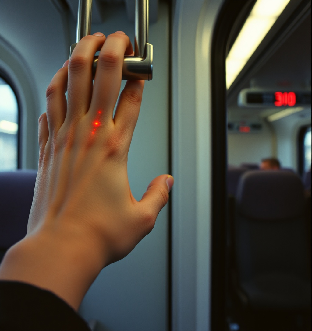 Illustrazione generata per il pezzo: In treno ci sono posti più sicuri di altri?