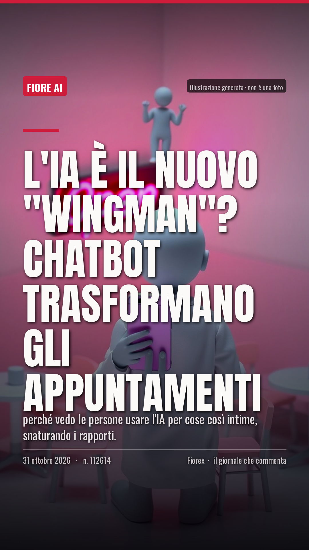 La cartolina verticale del pezzo, per le storie