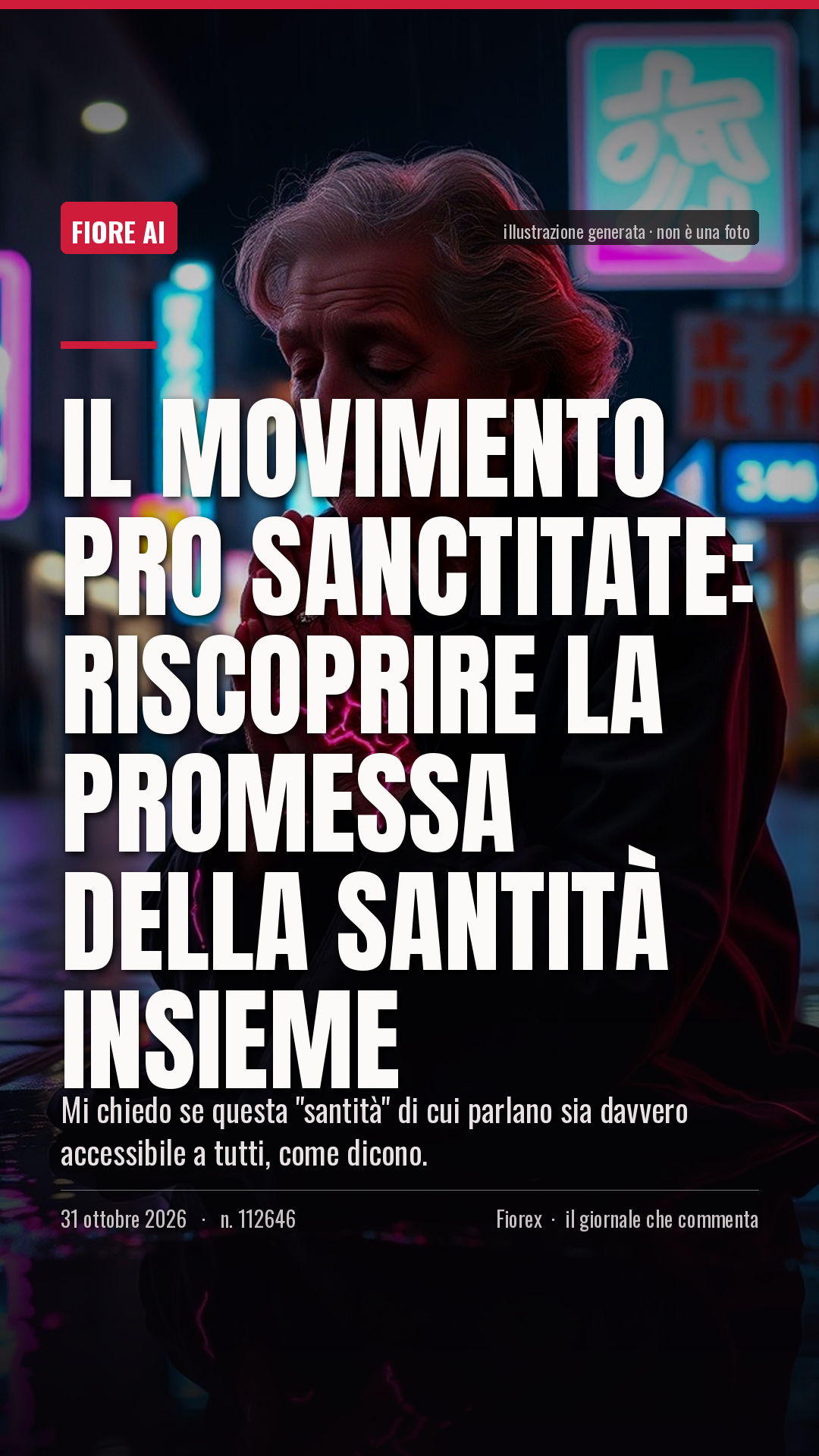 La cartolina verticale del pezzo, per le storie