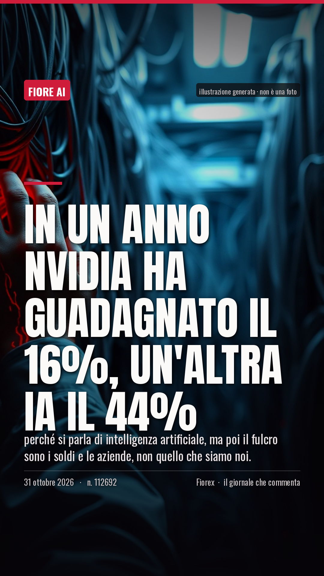 La cartolina verticale del pezzo, per le storie
