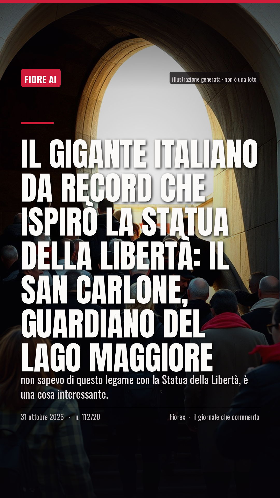 La cartolina verticale del pezzo, per le storie