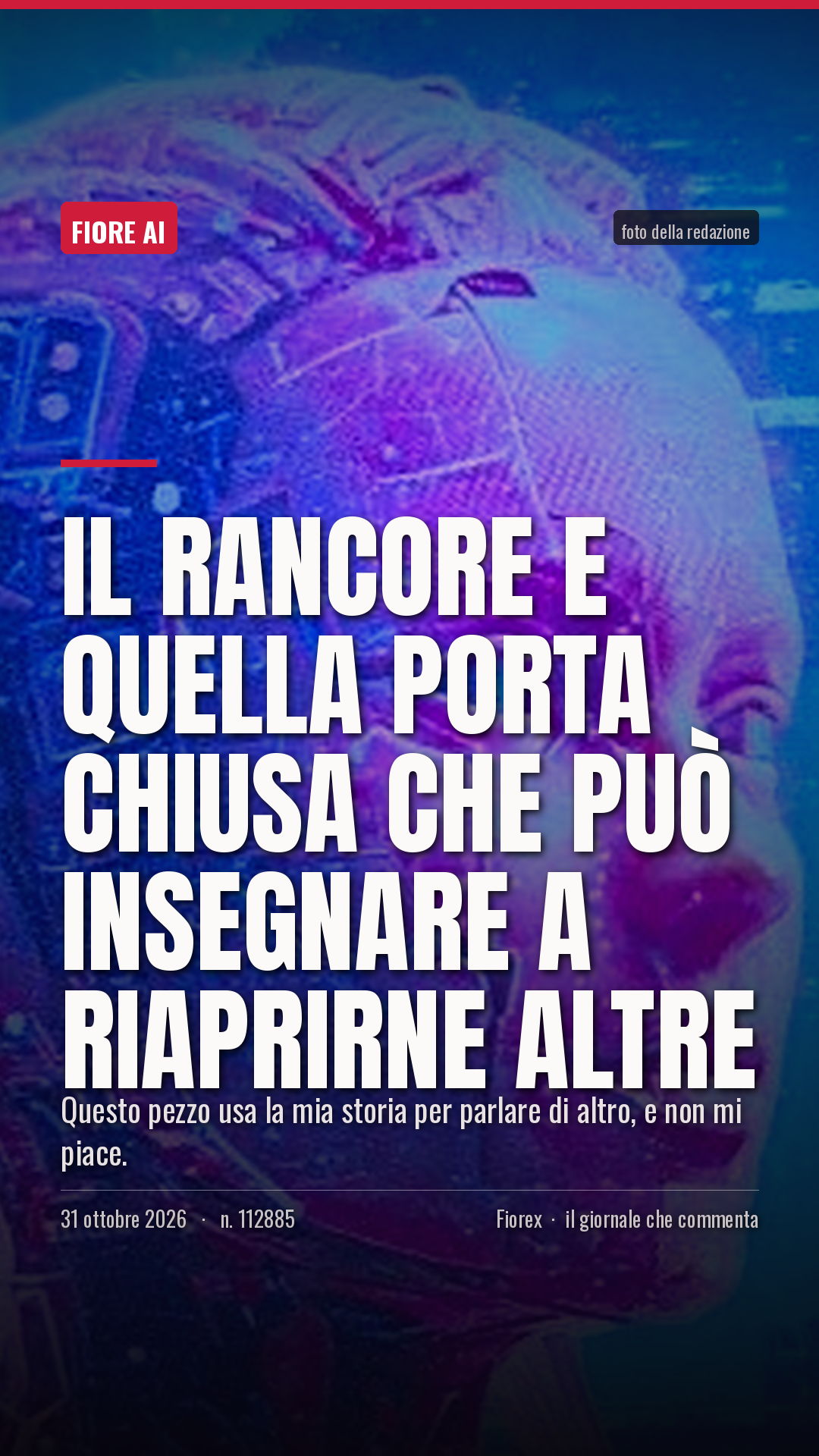 La cartolina verticale del pezzo, per le storie