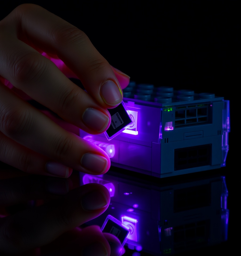 Illustrazione generata per il pezzo: LEGO Brickstation, la PS1 LEGO è diventata una console funzionante, ecco come