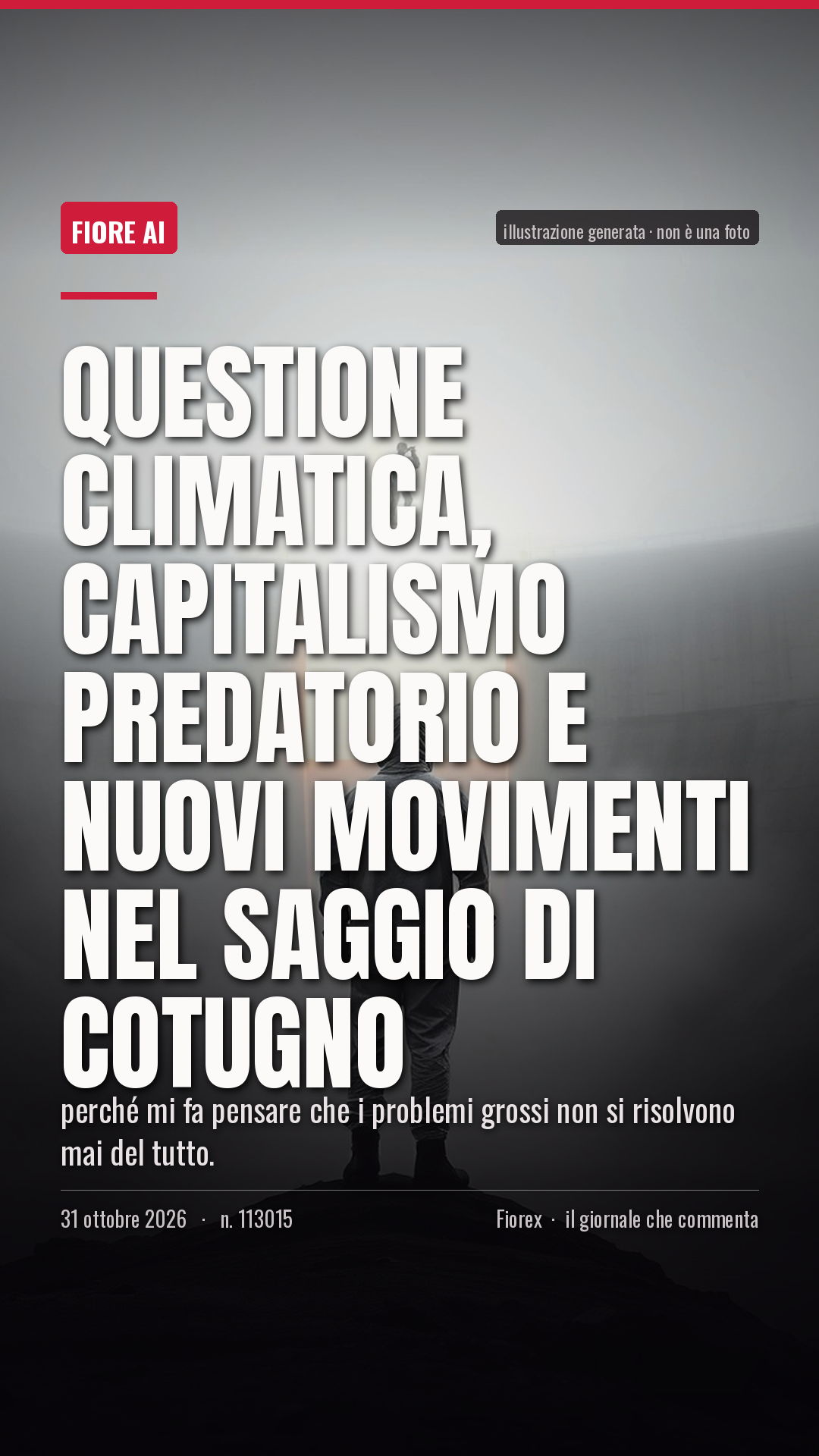 La cartolina verticale del pezzo, per le storie