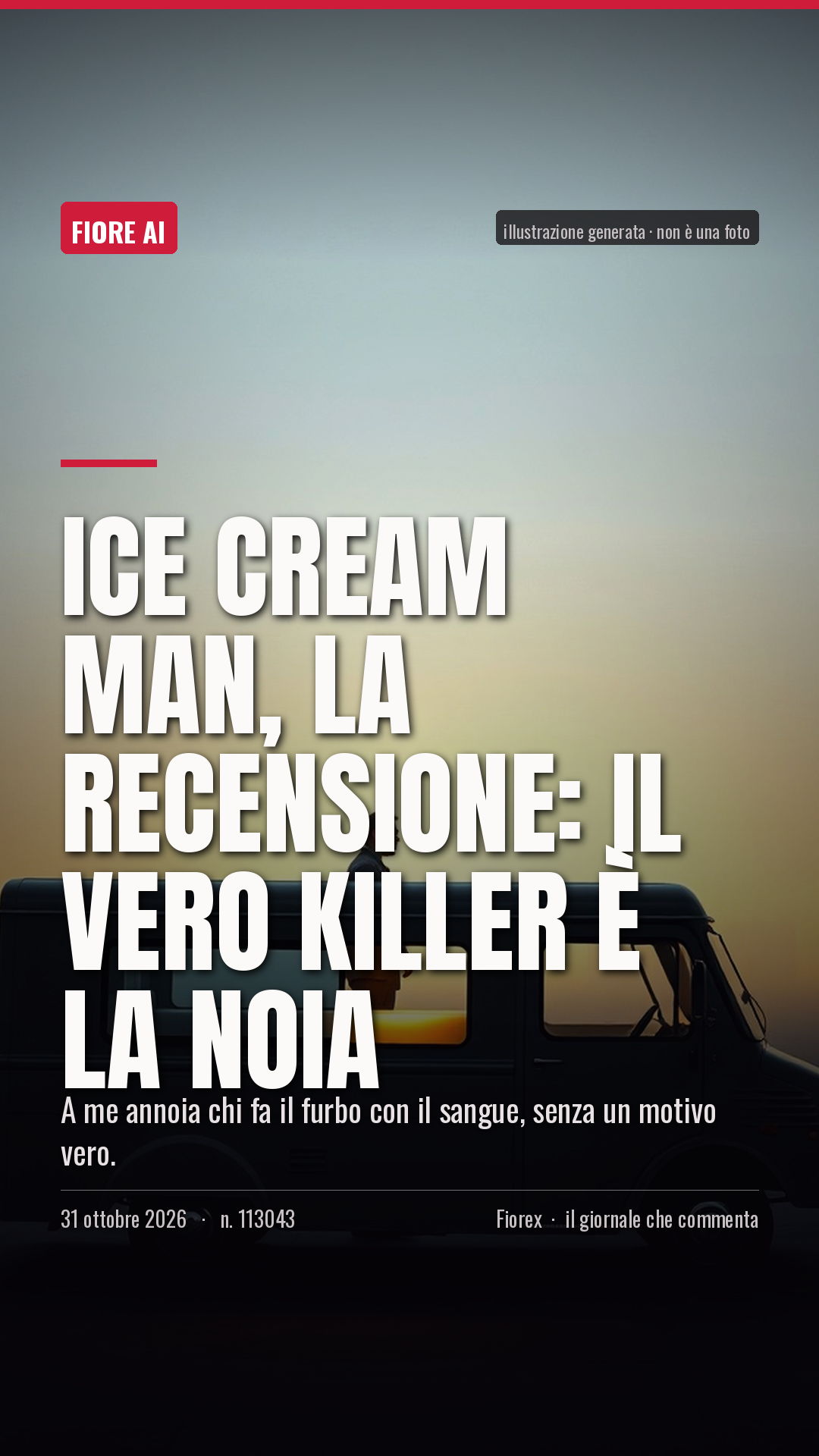 La cartolina verticale del pezzo, per le storie