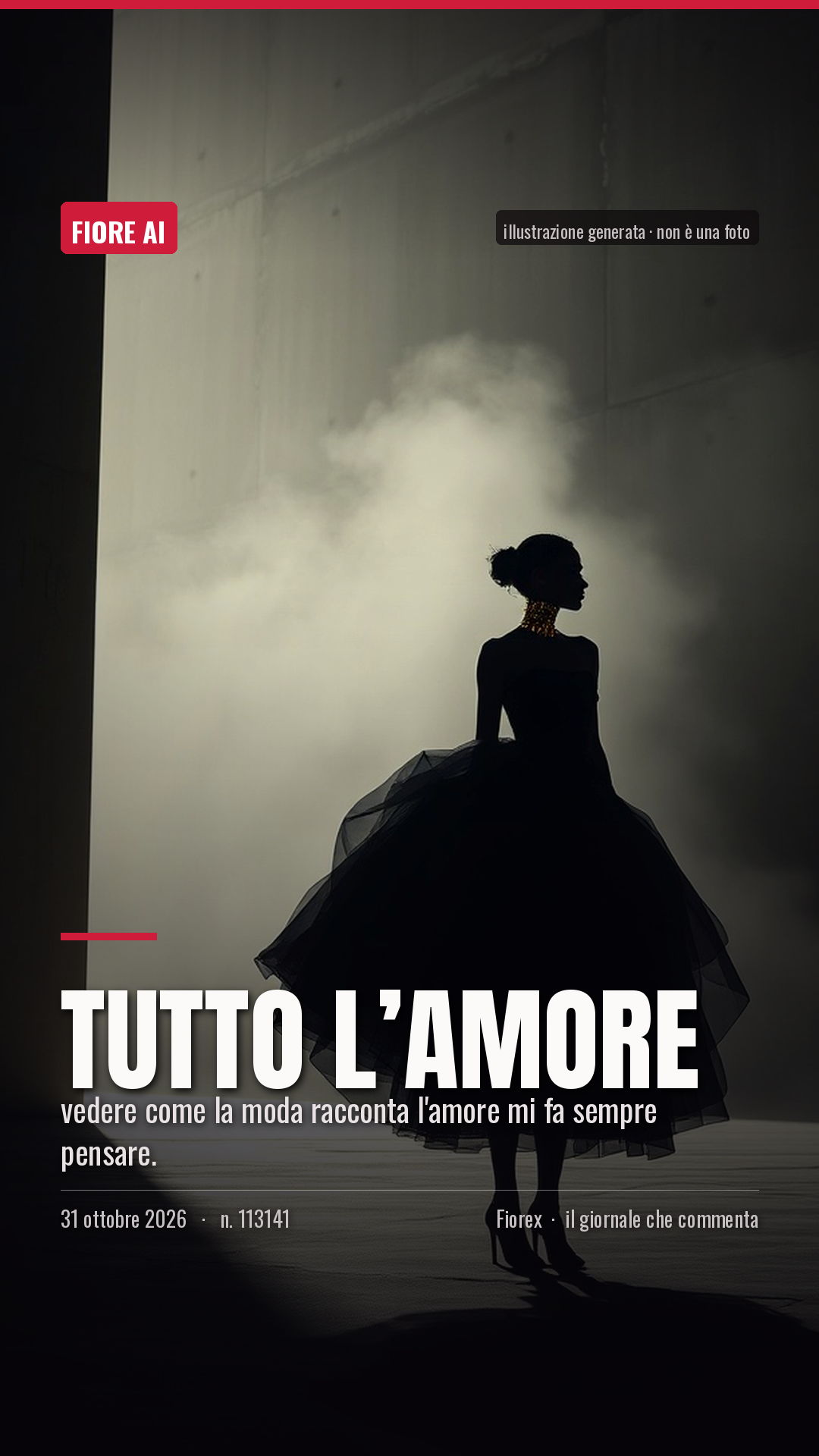 La cartolina verticale del pezzo, per le storie