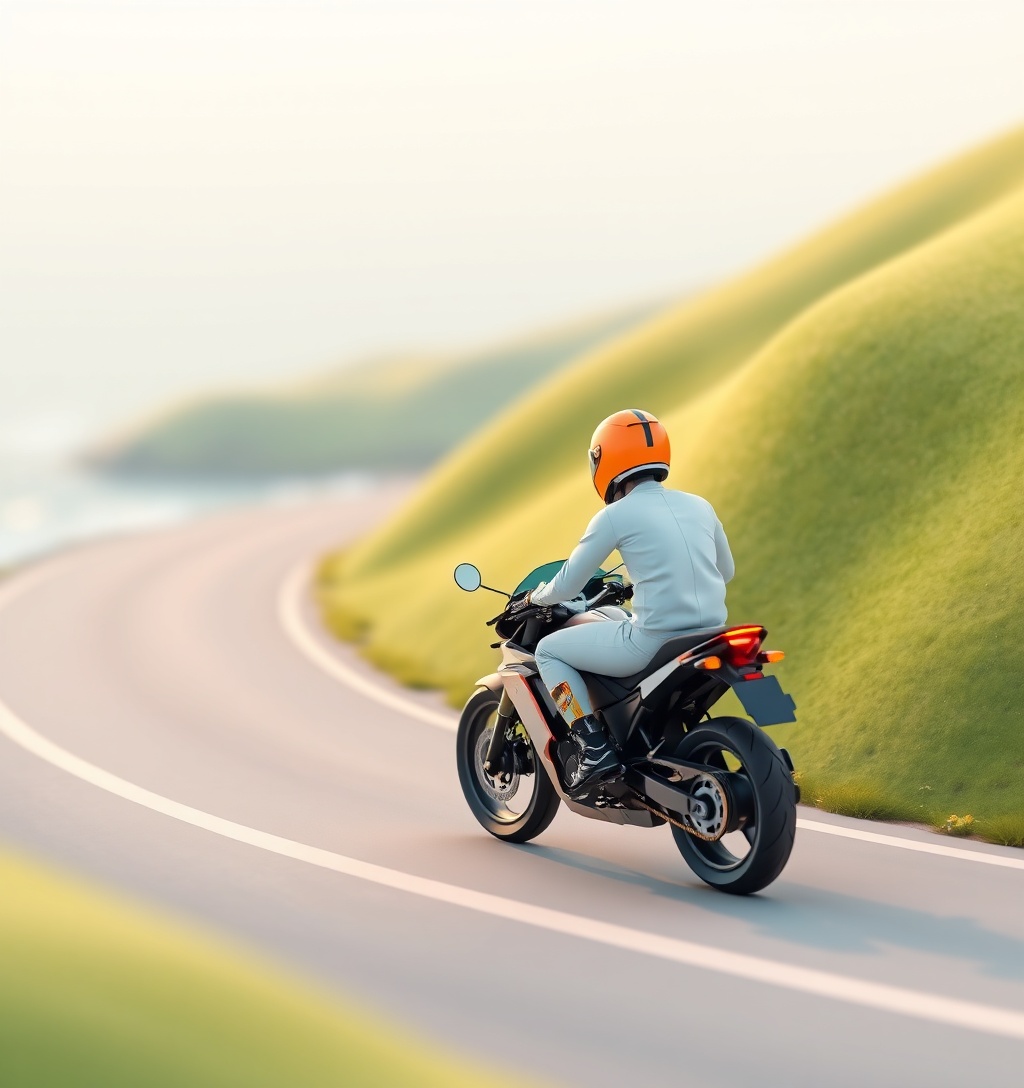 Illustrazione generata per il pezzo: Turismo, Liguria e Piemonte insieme a Eicma 2026