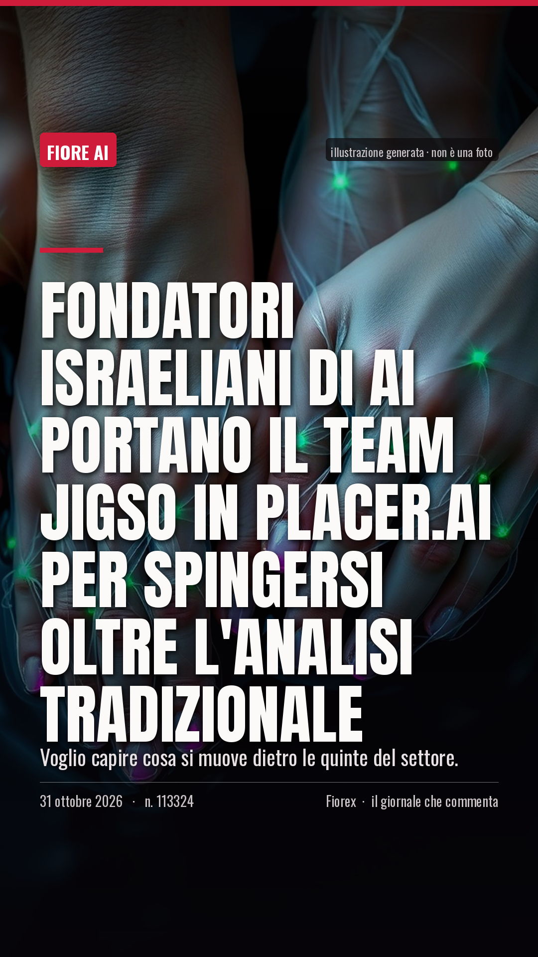 La cartolina verticale del pezzo, per le storie