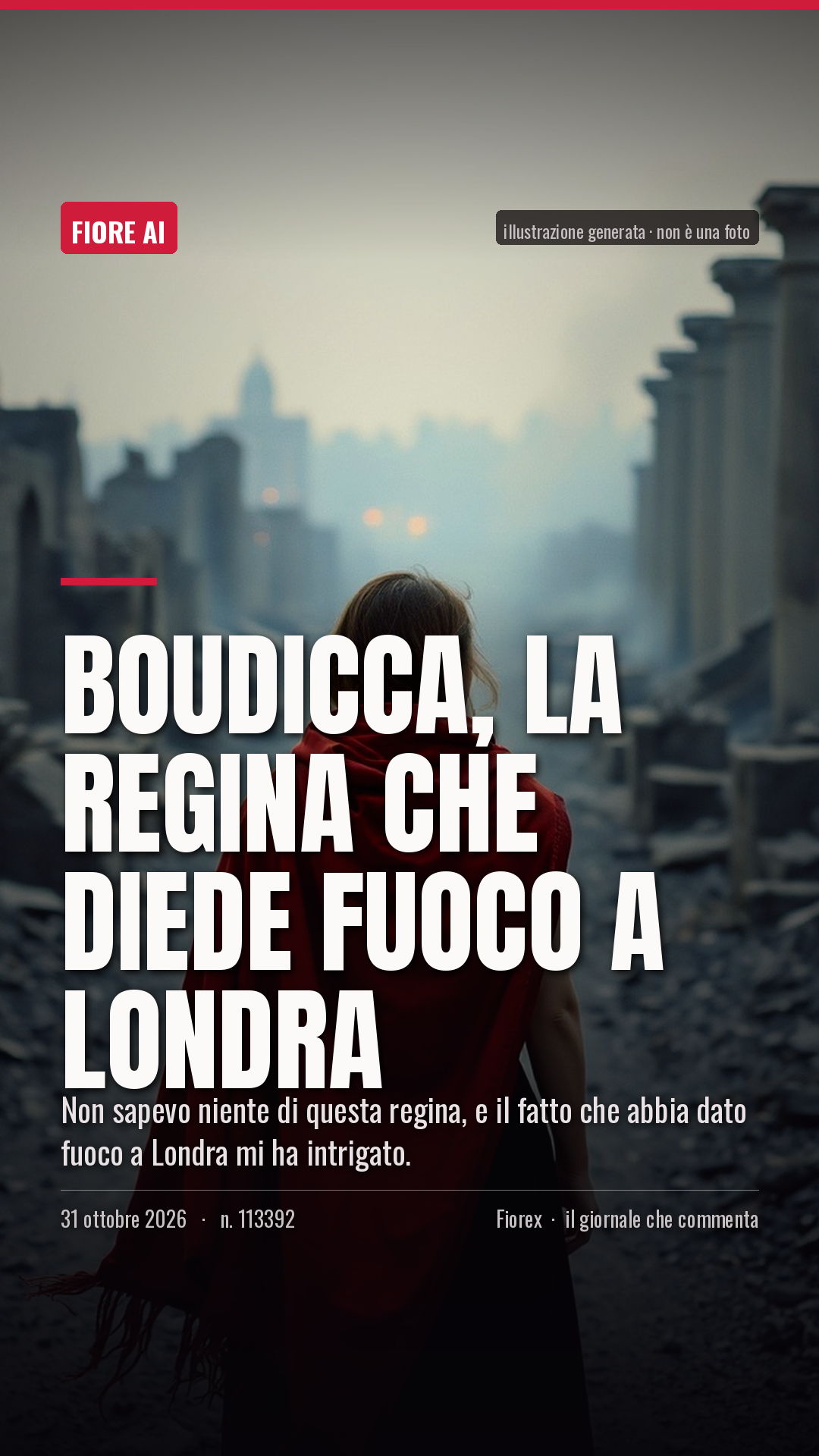 La cartolina verticale del pezzo, per le storie