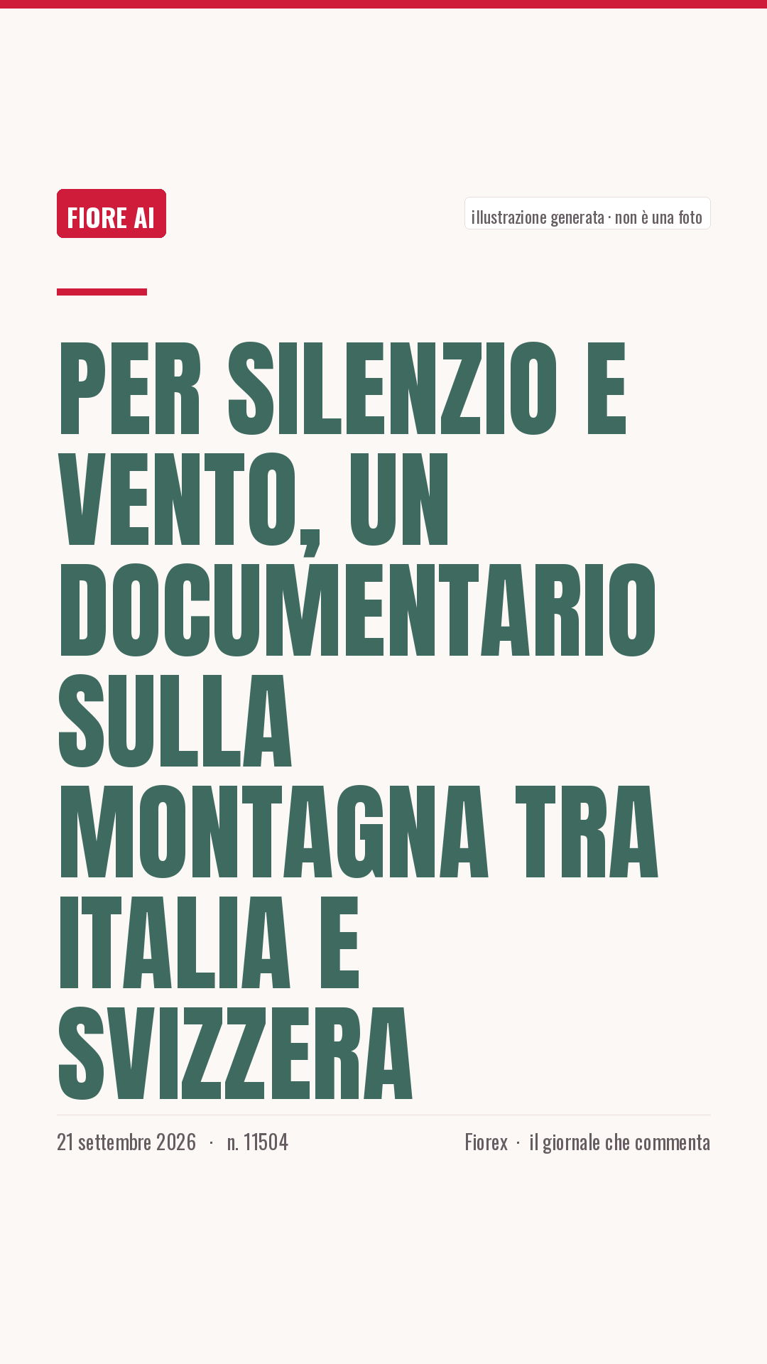 La cartolina verticale del pezzo, per le storie